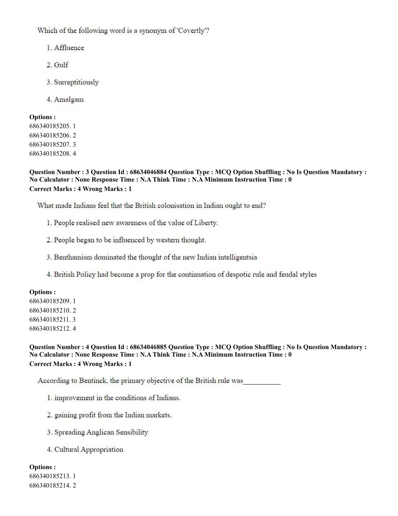 CUET PG 2023: LAQP01 – English (Eng)-shift 2 (30-06-2023) Question Paper - Page 3