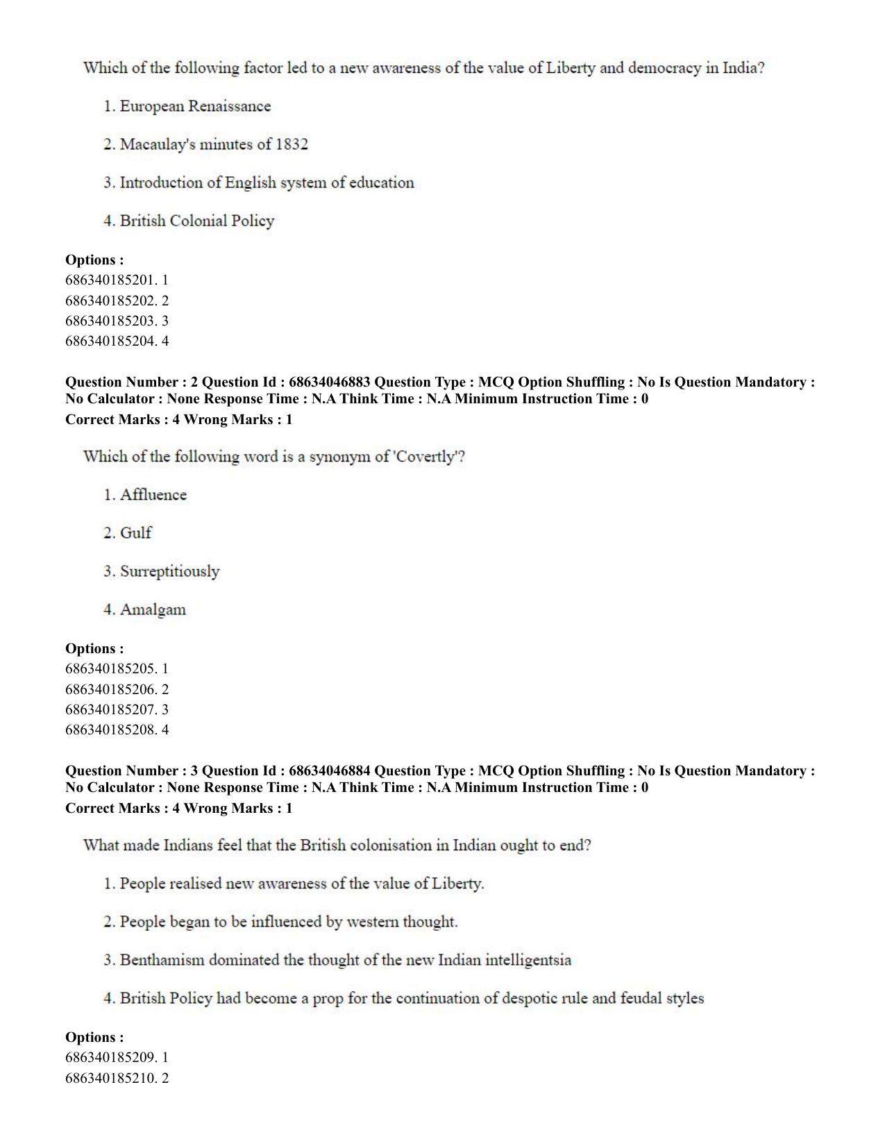 CUET PG 2023: LAQP01 – English (Eng)-shift 2 (30-06-2023) Question Paper - Page 5