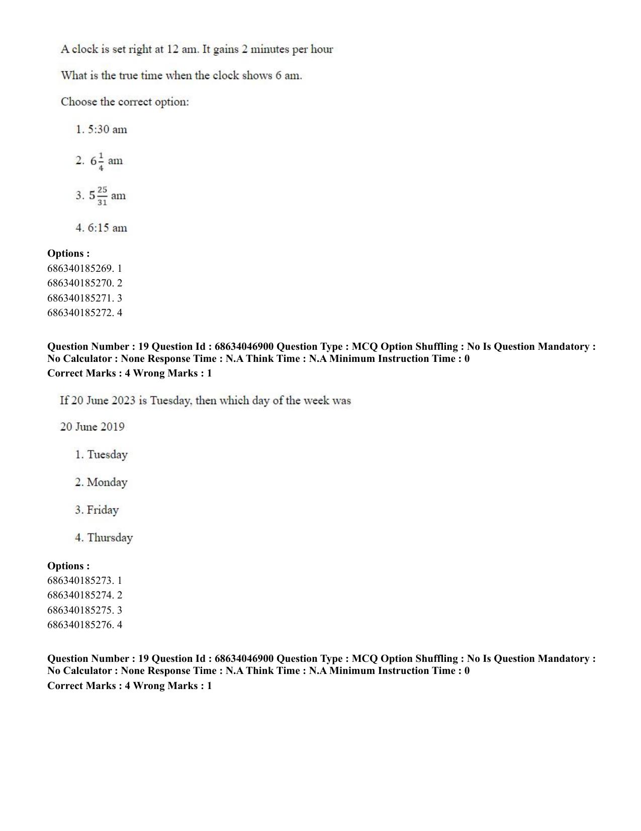 CUET PG 2023: LAQP01 – English (Eng)-shift 2 (30-06-2023) Question Paper - Page 19