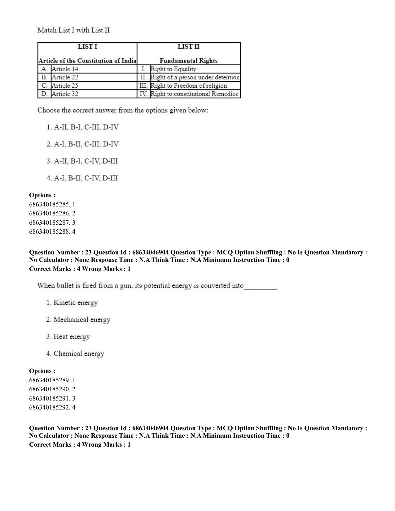 CUET PG 2023: LAQP01 – English (Eng)-shift 2 (30-06-2023) Question Paper - Page 23