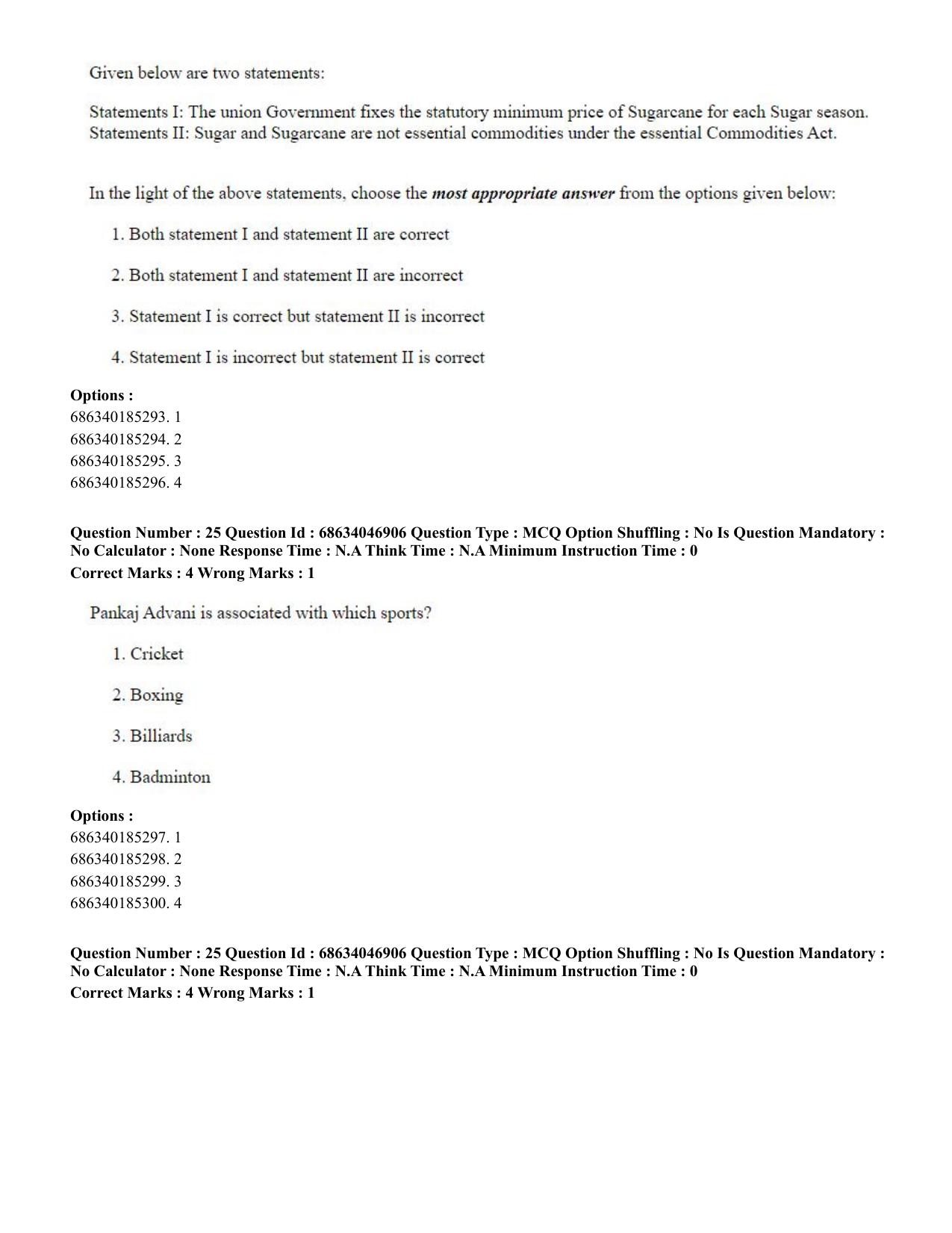 CUET PG 2023: LAQP01 – English (Eng)-shift 2 (30-06-2023) Question Paper - Page 25
