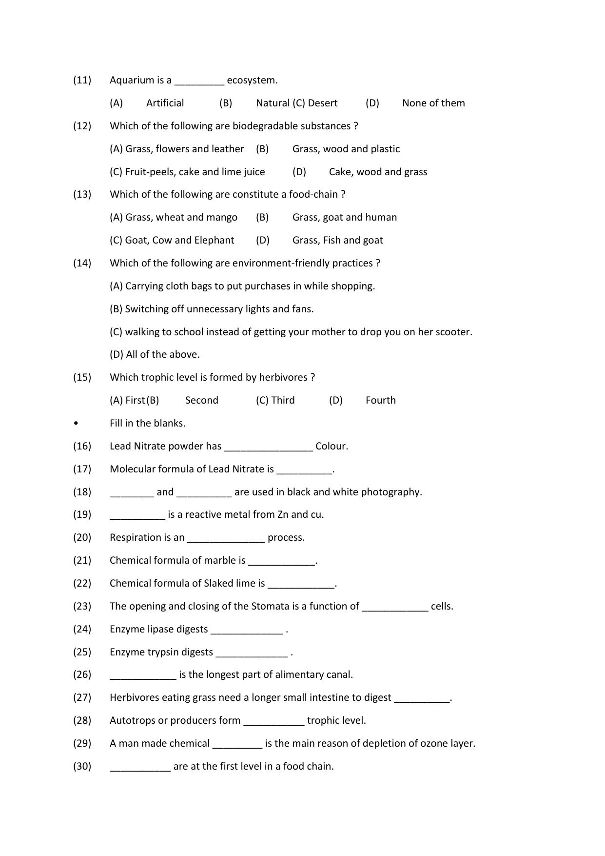 Gujarat Board Class 10th પ્રશ્નબેંક-1 જુલાઇ-૨૦૨૨ (ઘોરણ ૯ & ૧૦) July 2022 Question Paper - Page 34