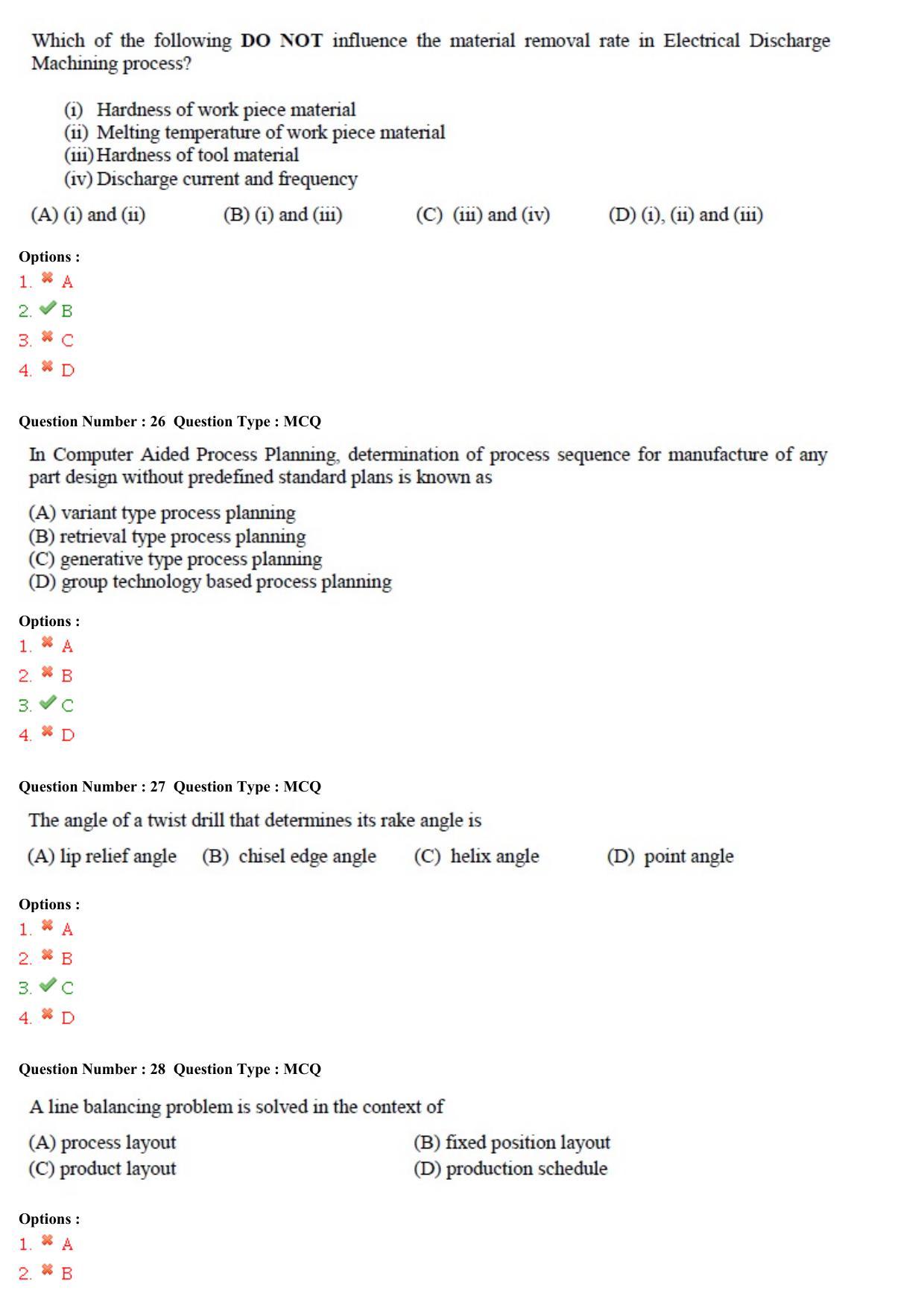 GATE 2015 Production and Industrial Engineering (PI) Question Paper with Answer Key - Page 9