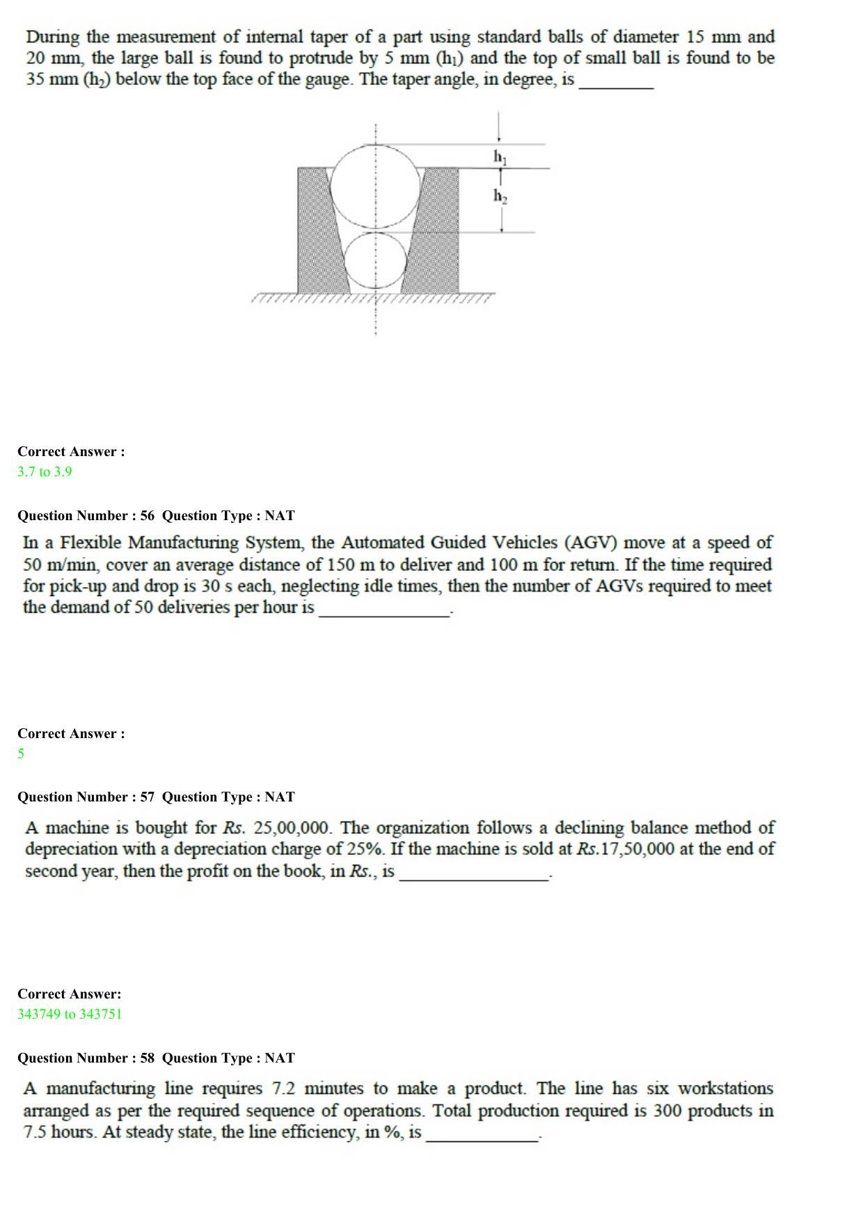 GATE 2015 Production and Industrial Engineering (PI) Question Paper with Answer Key - Page 19