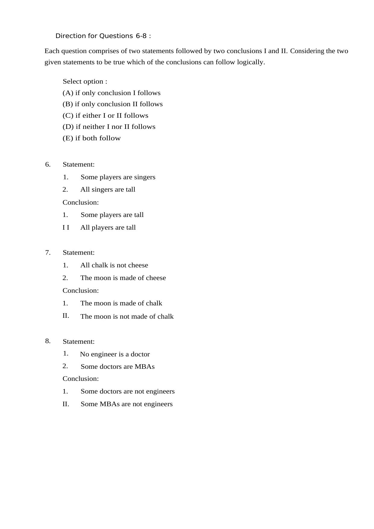 MICAT Sample Questions 5 - Page 4
