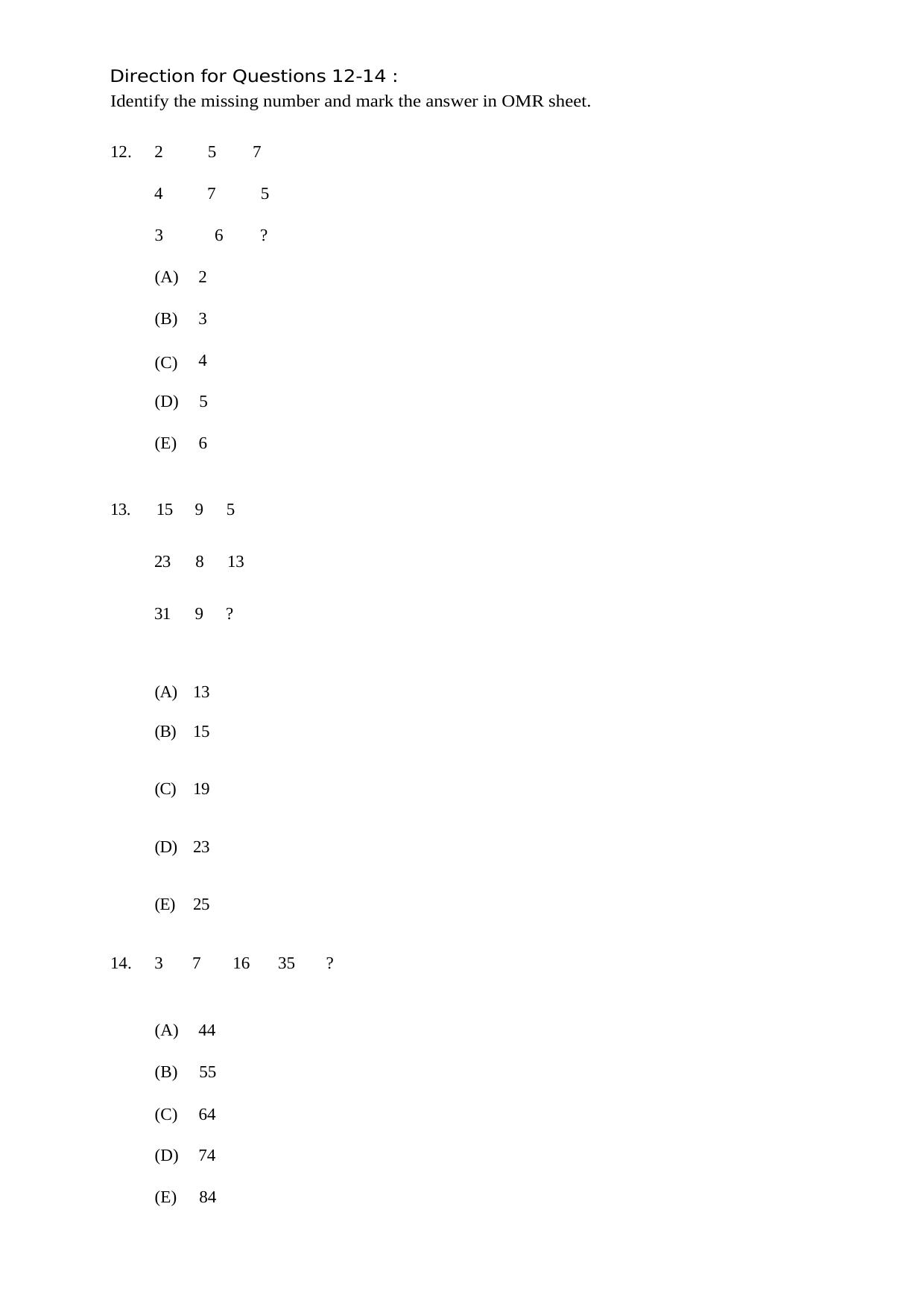 MICAT Sample Questions 5 - Page 6