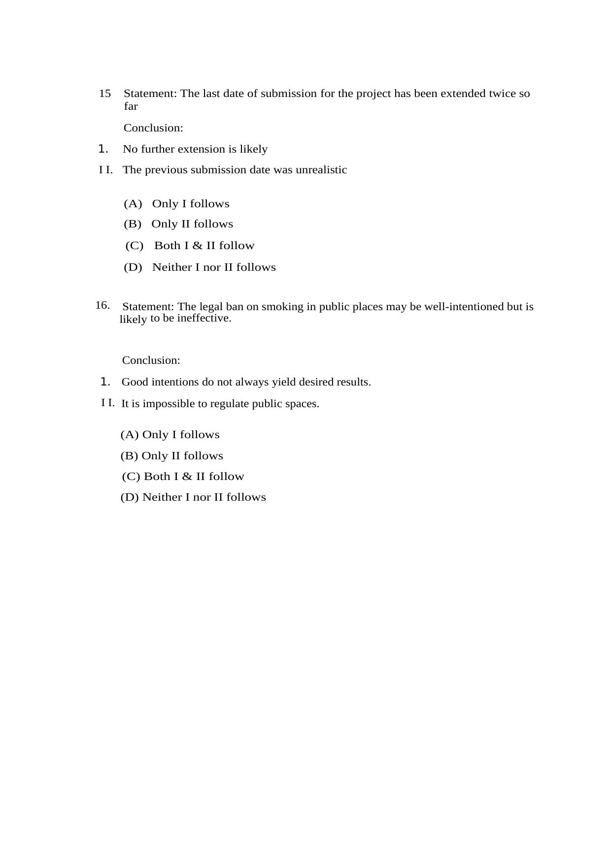 MICAT Sample Questions 5 - Page 16