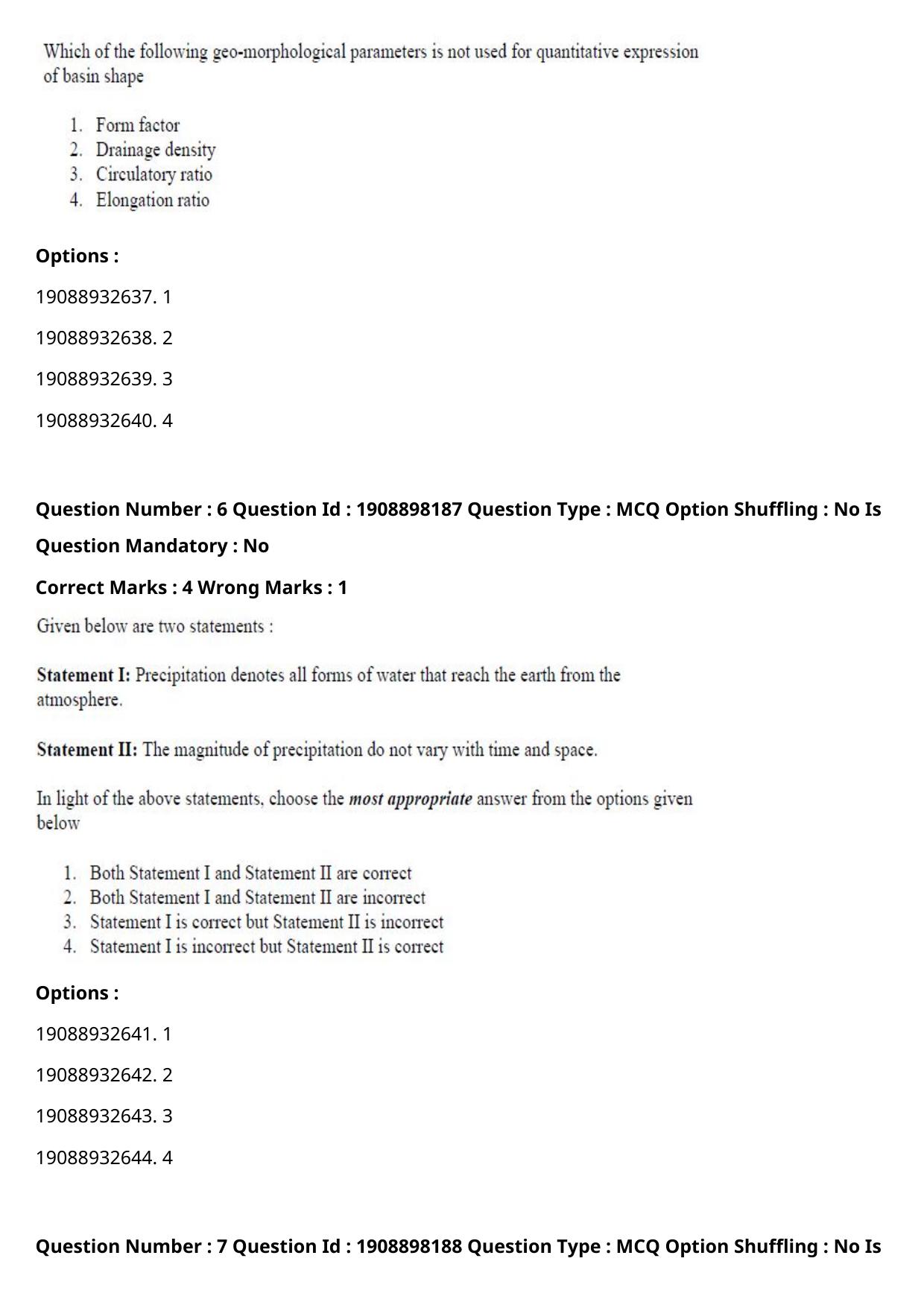 ICAR AIEEA PG 2021 WATER SCIENCE AND TECHNOLOGY Question Paper - Page 5