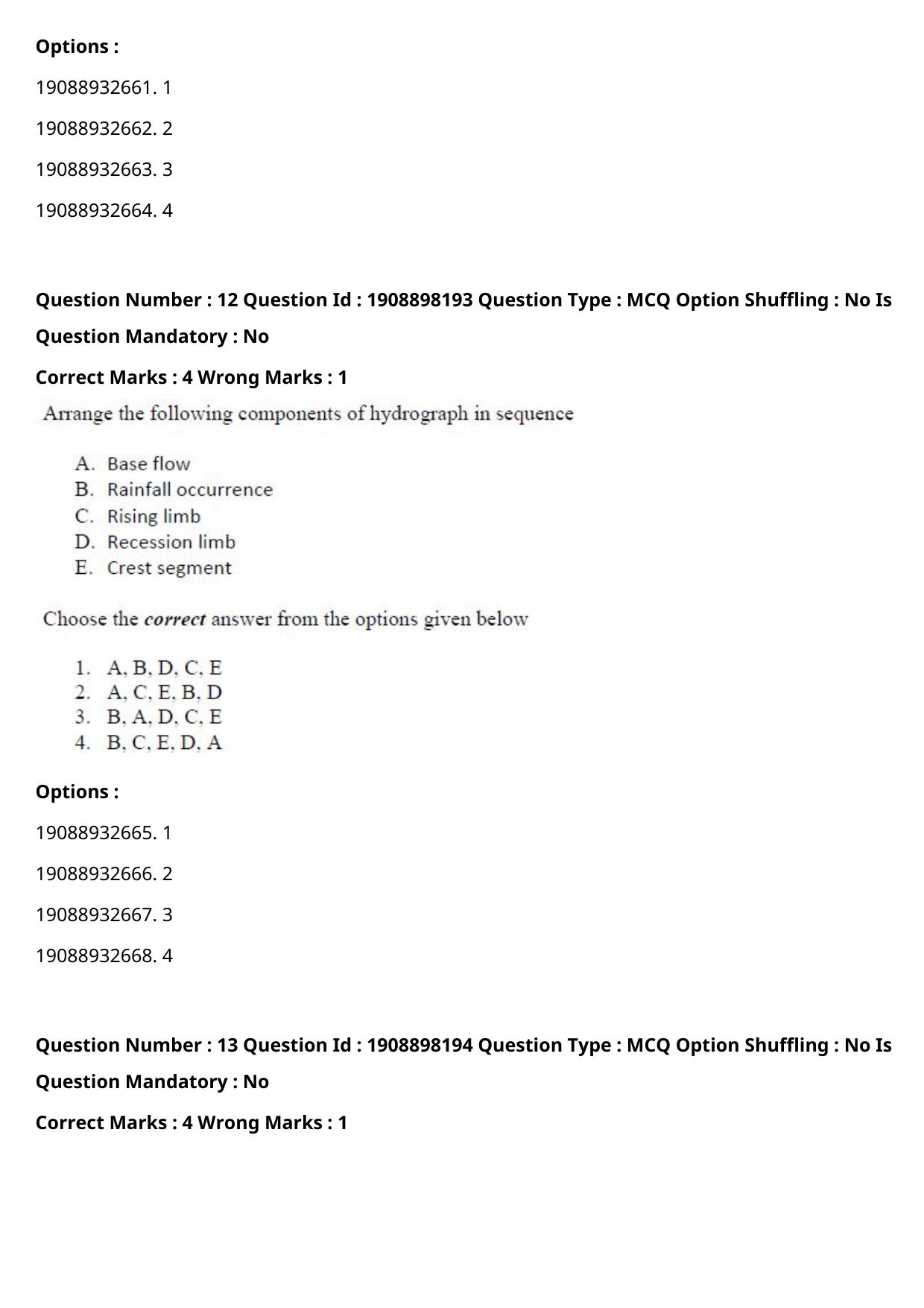ICAR AIEEA PG 2021 WATER SCIENCE AND TECHNOLOGY Question Paper - Page 9