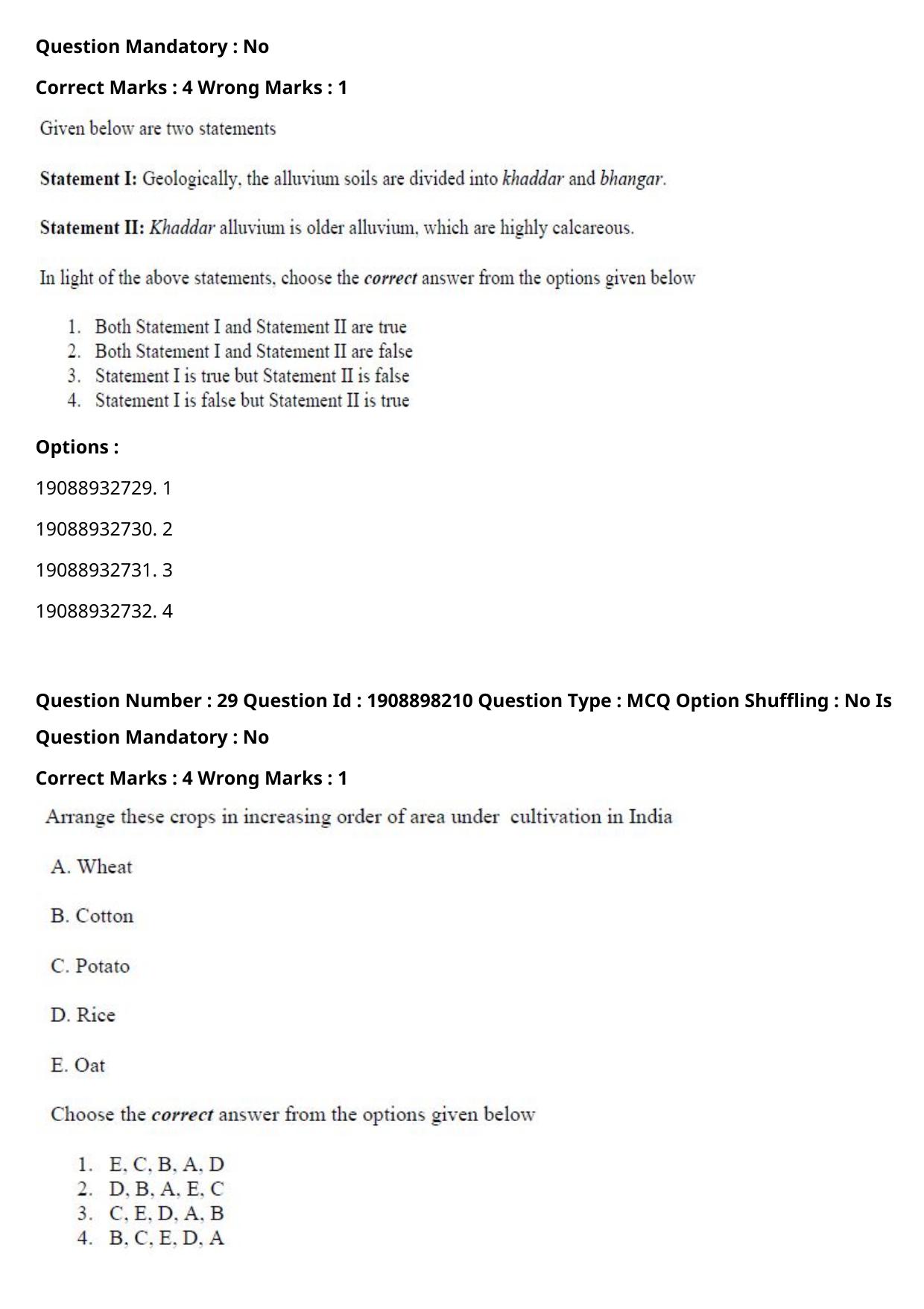 ICAR AIEEA PG 2021 WATER SCIENCE AND TECHNOLOGY Question Paper - Page 19