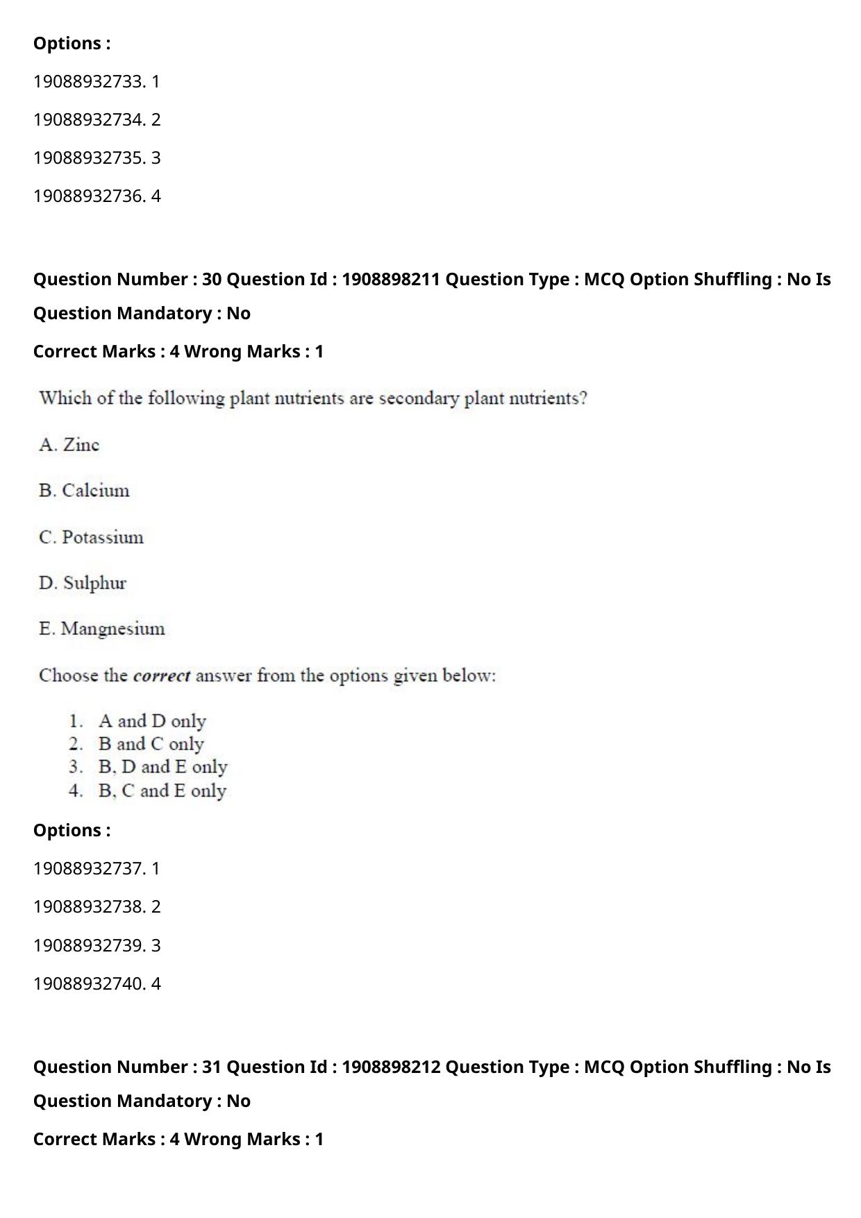 ICAR AIEEA PG 2021 WATER SCIENCE AND TECHNOLOGY Question Paper - Page 20