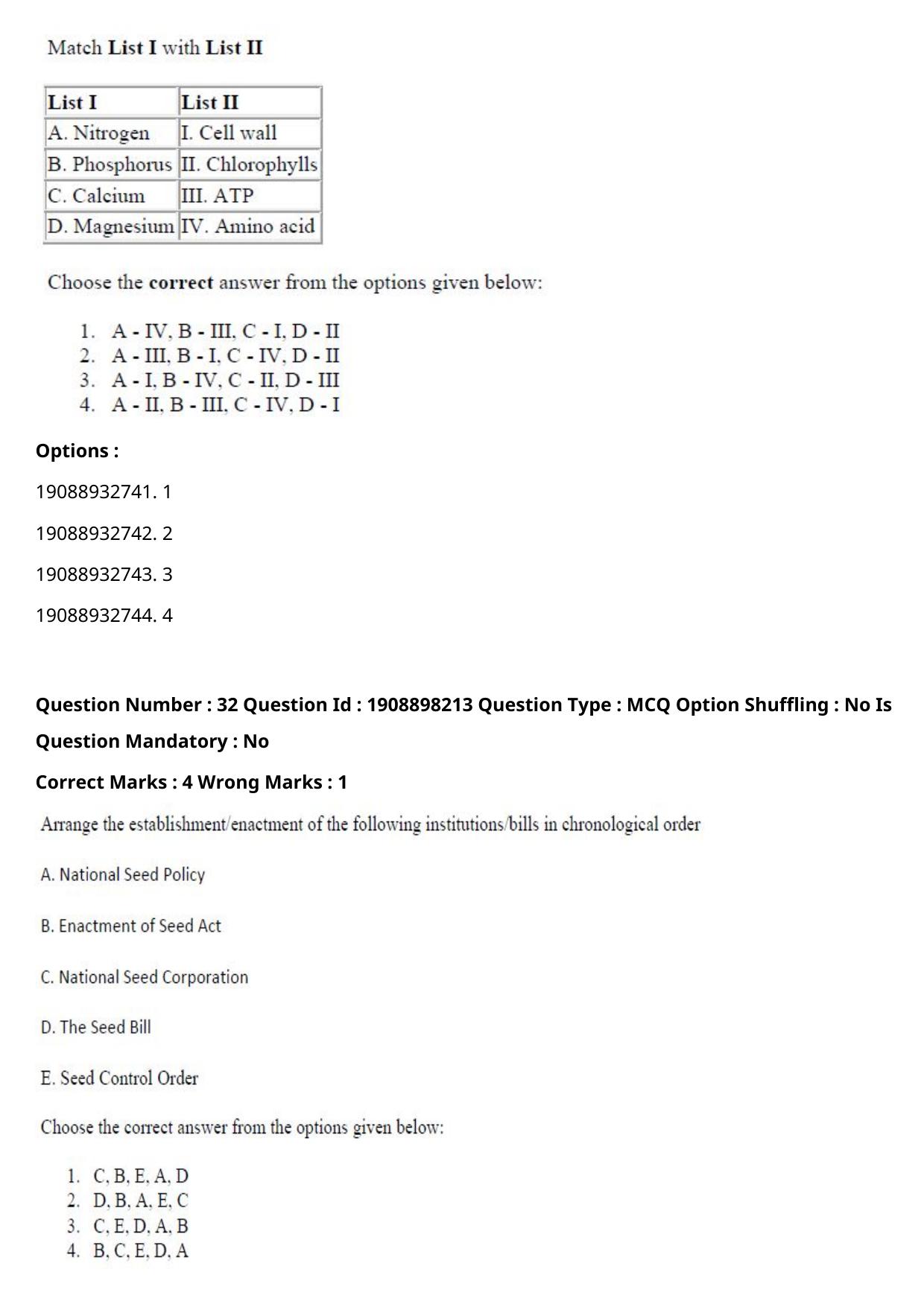 ICAR AIEEA PG 2021 WATER SCIENCE AND TECHNOLOGY Question Paper - Page 21