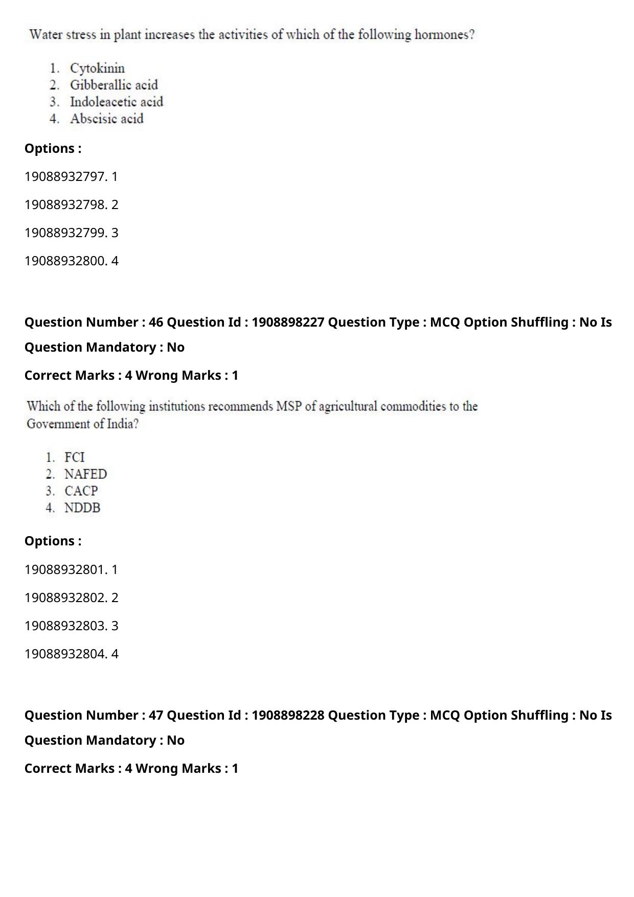 ICAR AIEEA PG 2021 WATER SCIENCE AND TECHNOLOGY Question Paper - Page 29