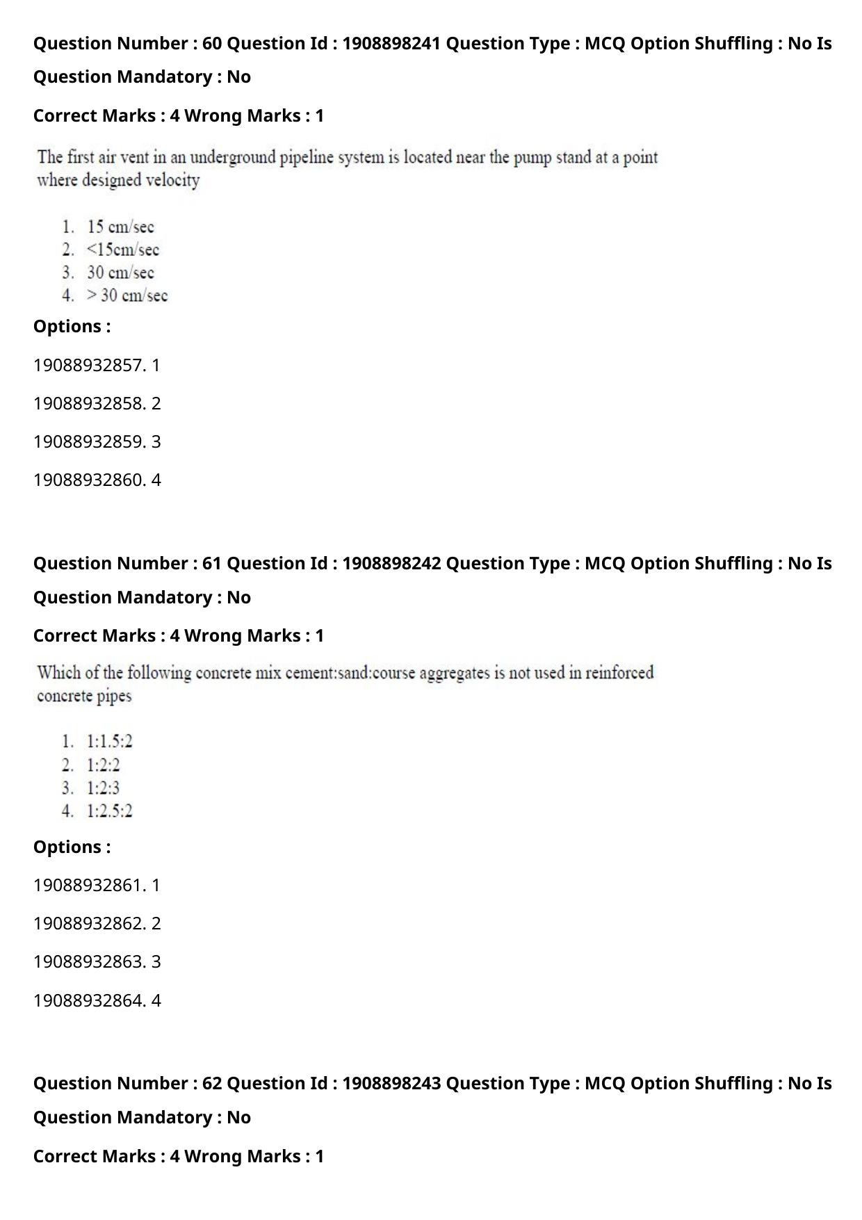 ICAR AIEEA PG 2021 WATER SCIENCE AND TECHNOLOGY Question Paper - Page 36
