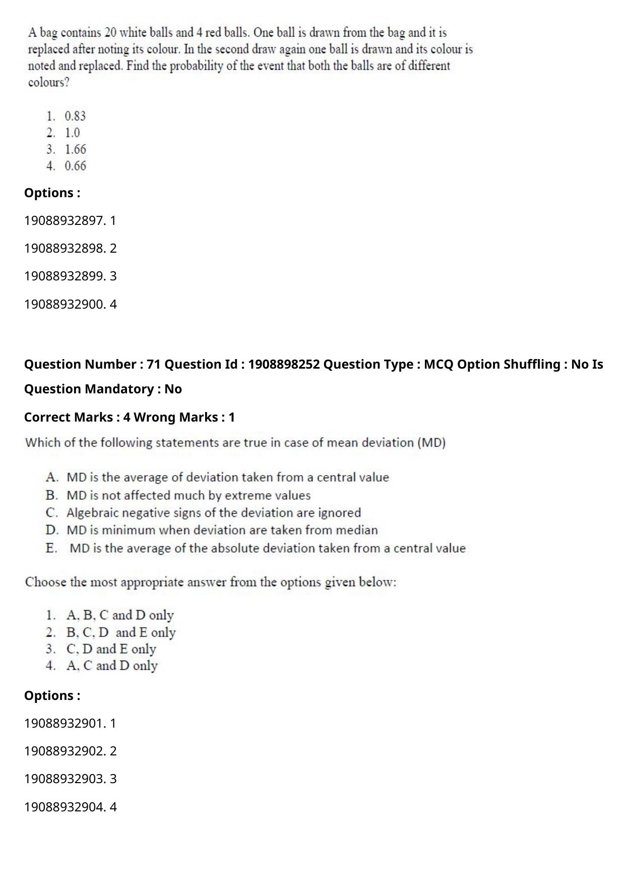 ICAR AIEEA PG 2021 WATER SCIENCE AND TECHNOLOGY Question Paper - Page 41