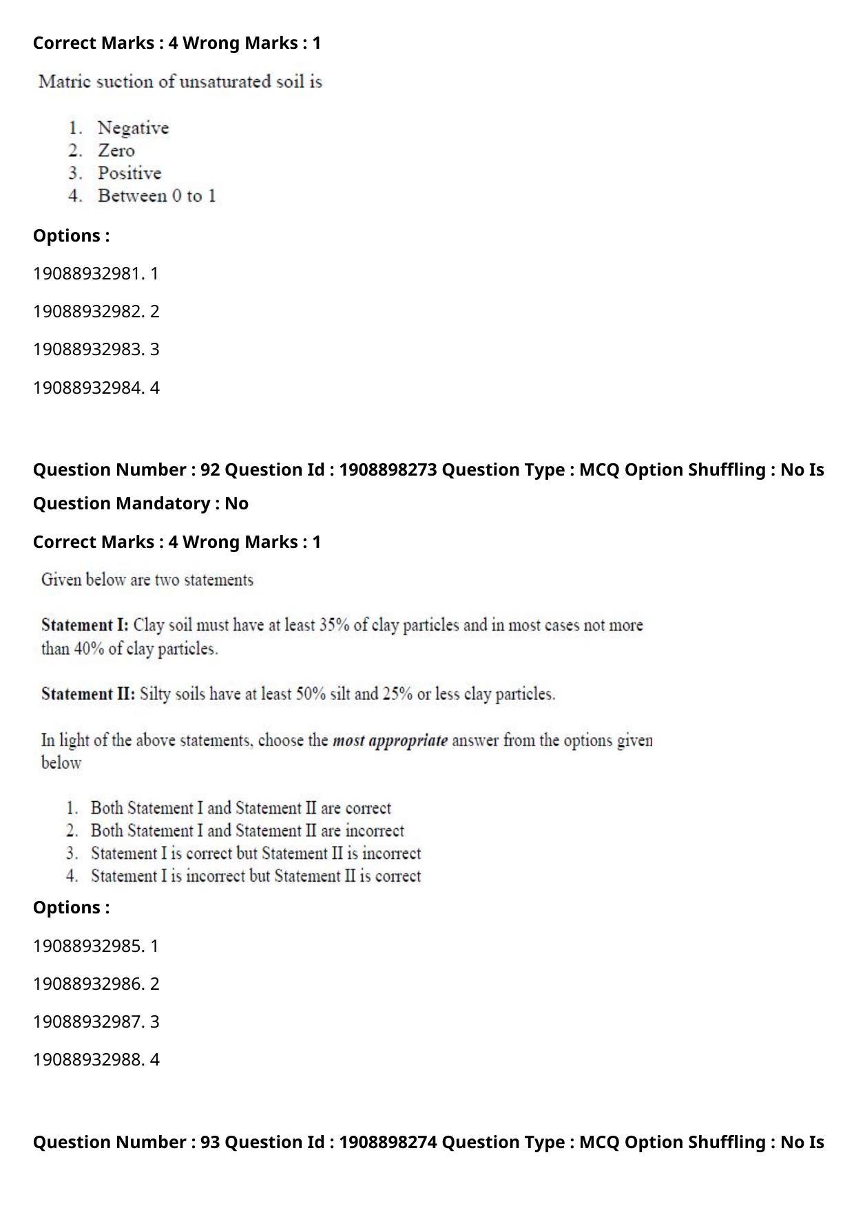 ICAR AIEEA PG 2021 WATER SCIENCE AND TECHNOLOGY Question Paper - Page 52