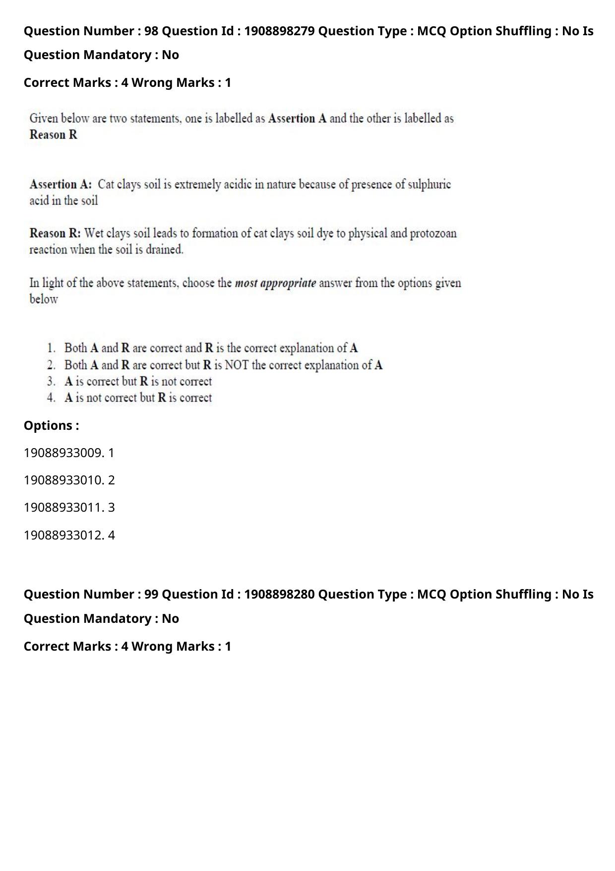 ICAR AIEEA PG 2021 WATER SCIENCE AND TECHNOLOGY Question Paper - Page 56