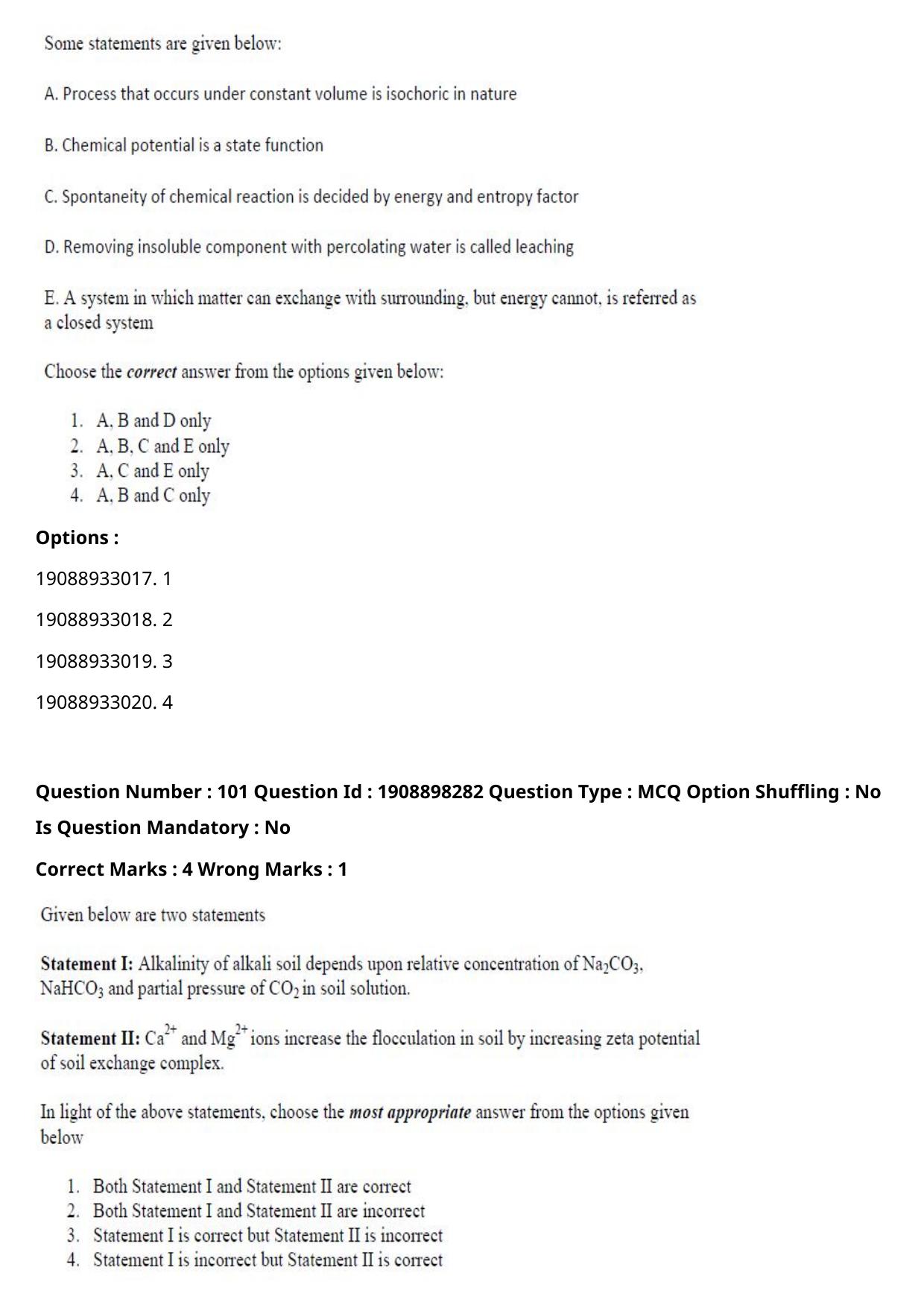 ICAR AIEEA PG 2021 WATER SCIENCE AND TECHNOLOGY Question Paper - Page 58