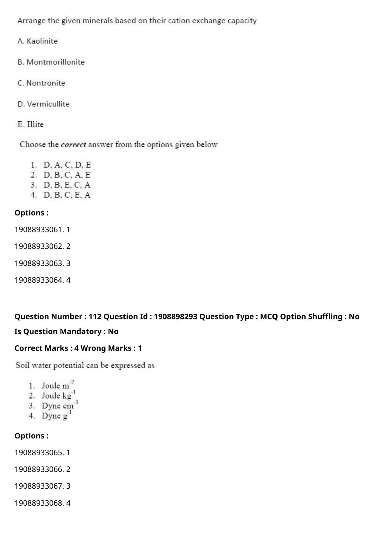 ICAR AIEEA PG 2021 WATER SCIENCE AND TECHNOLOGY Question Paper - Page 66