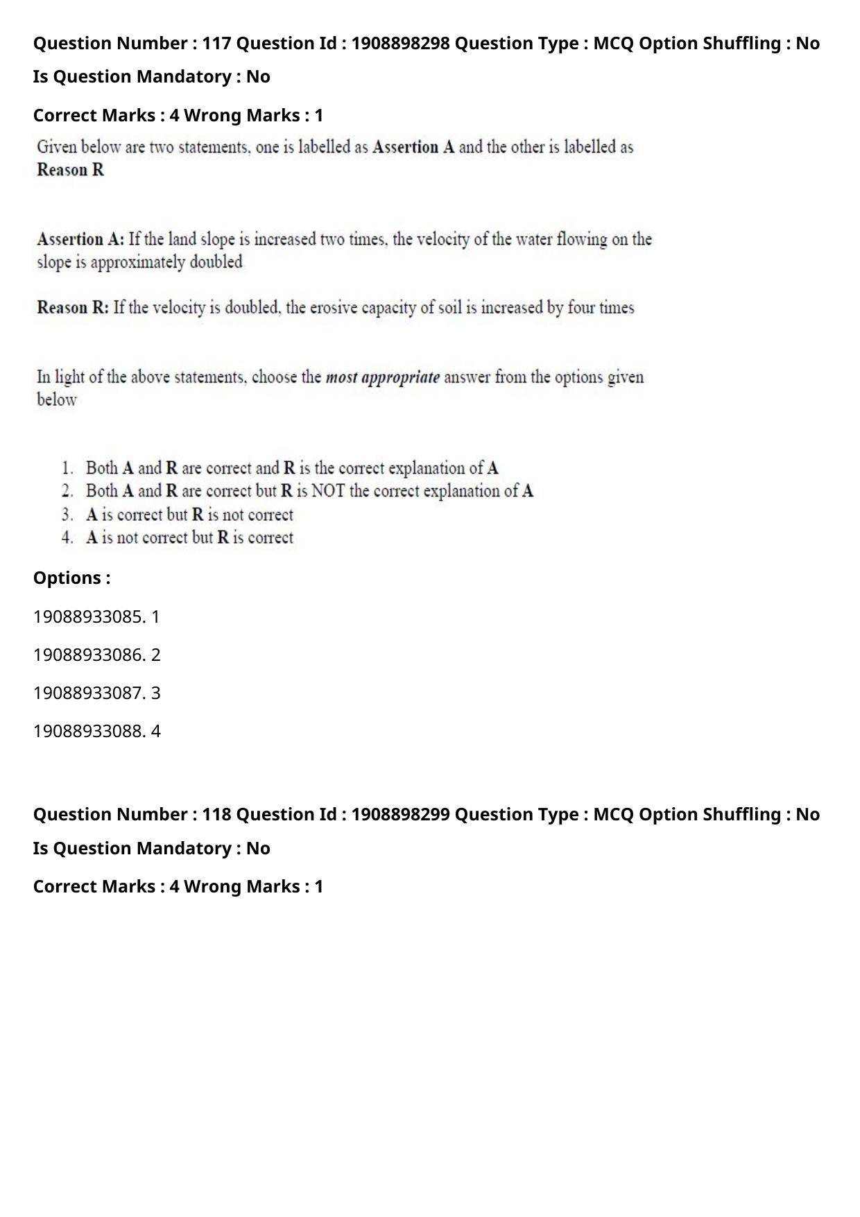 ICAR AIEEA PG 2021 WATER SCIENCE AND TECHNOLOGY Question Paper - Page 69