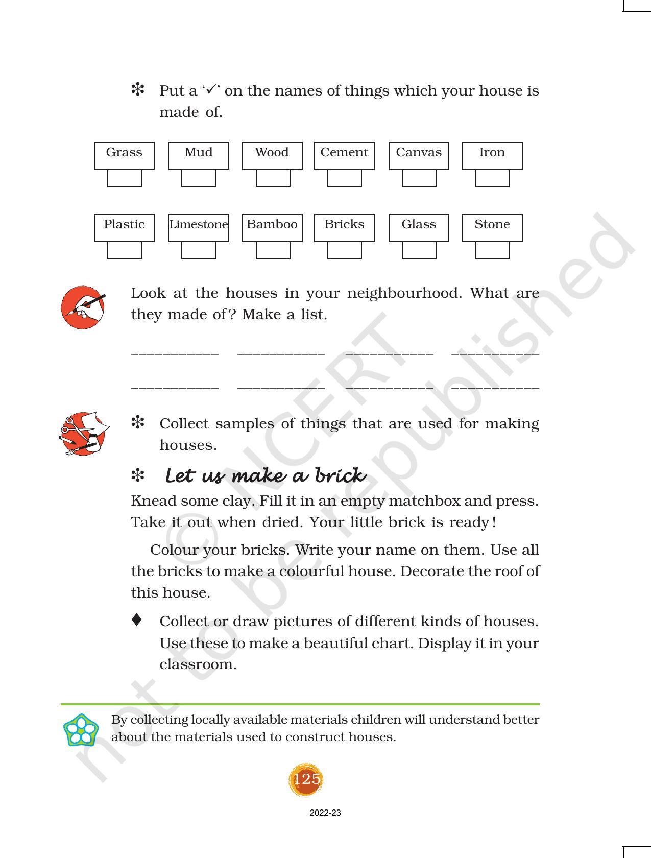 NCERT Book for Class 3 EVS Chapter 18-A House Like This - Page 8