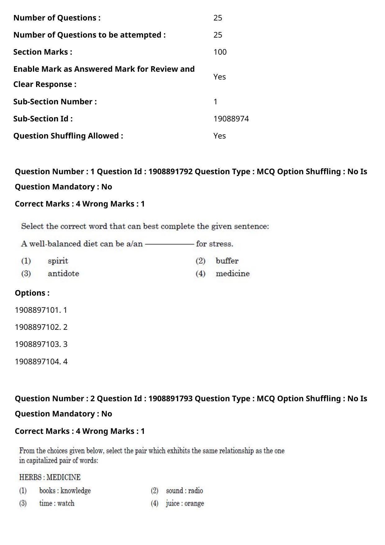 CUET PG 2021 PGQP02 Question Paper - Page 2