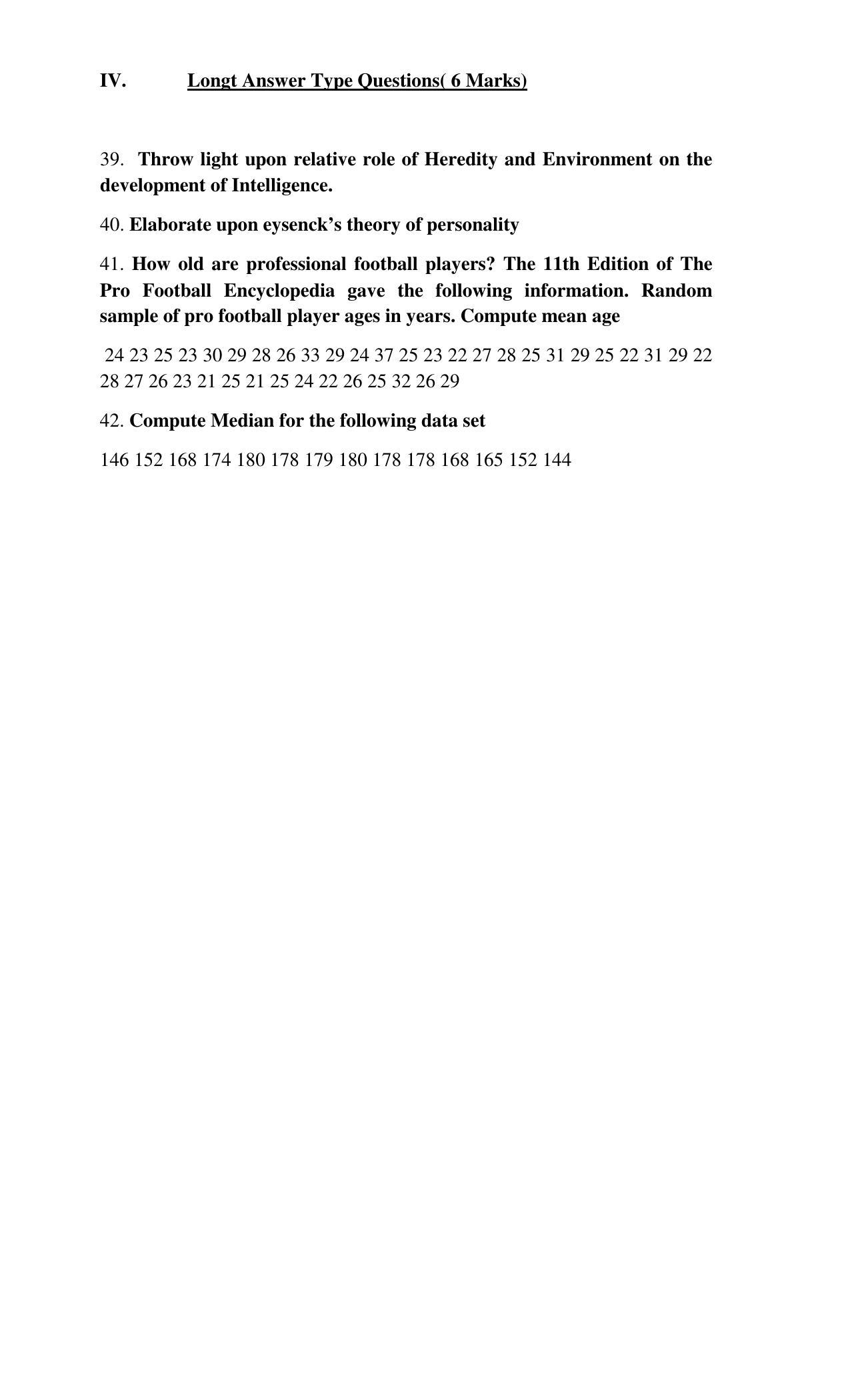 PSEB 12th Psychology Model Paper 2024 - Page 5