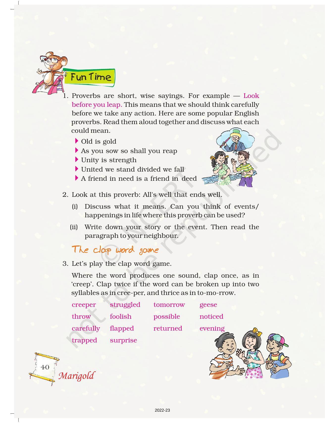 NCERT Book for Class 5 English Chapter 2 Teamwork - Page 21