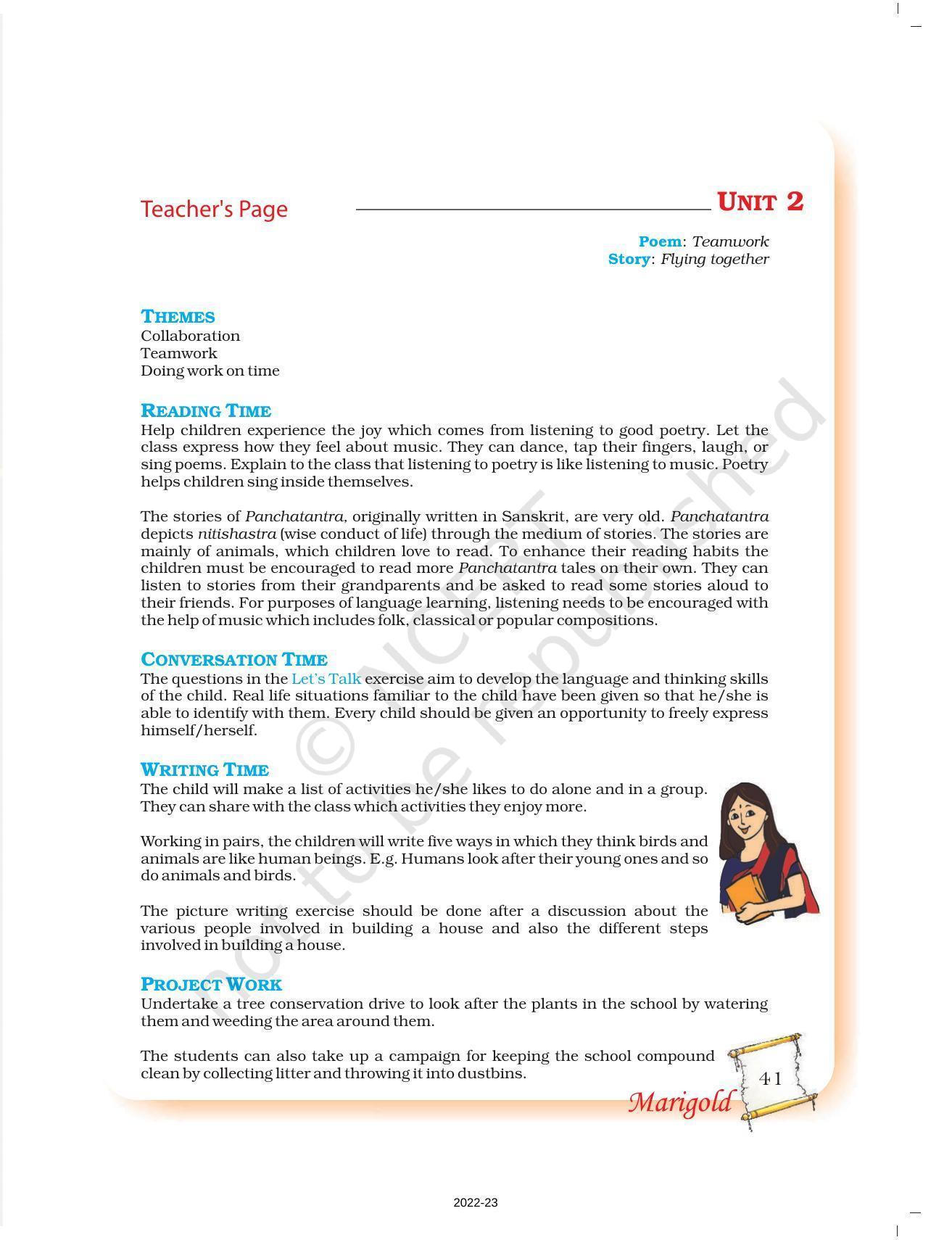NCERT Book for Class 5 English Chapter 2 Teamwork - Page 22