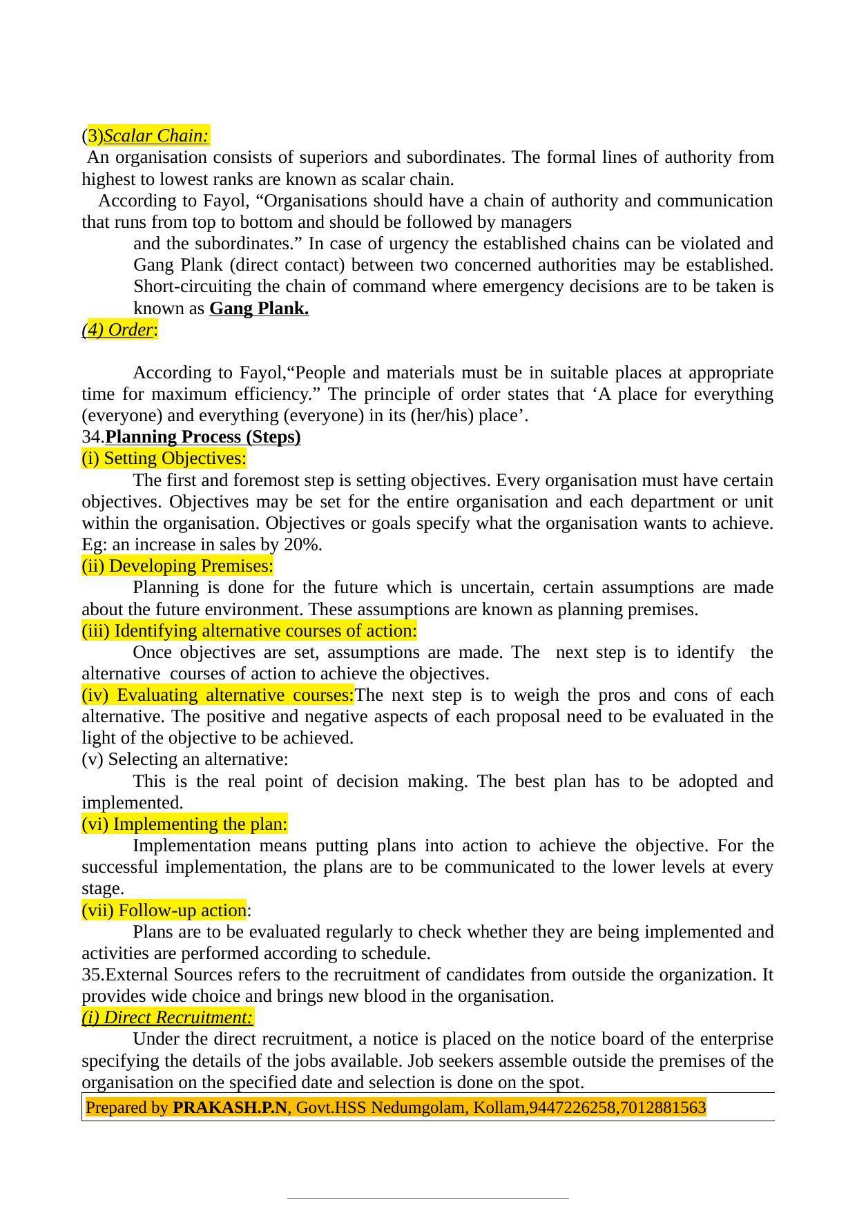 Kerala Plus Two 2022 Business Studies Model Answer Key - Page 7