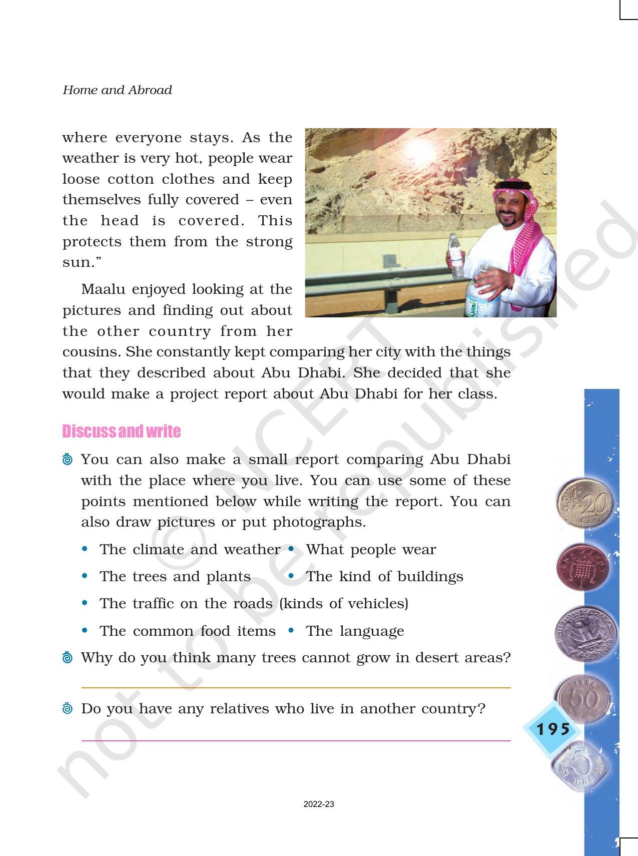 NCERT Book for Class 4 EVS Chapter 24 Home and Abroad - Page 5