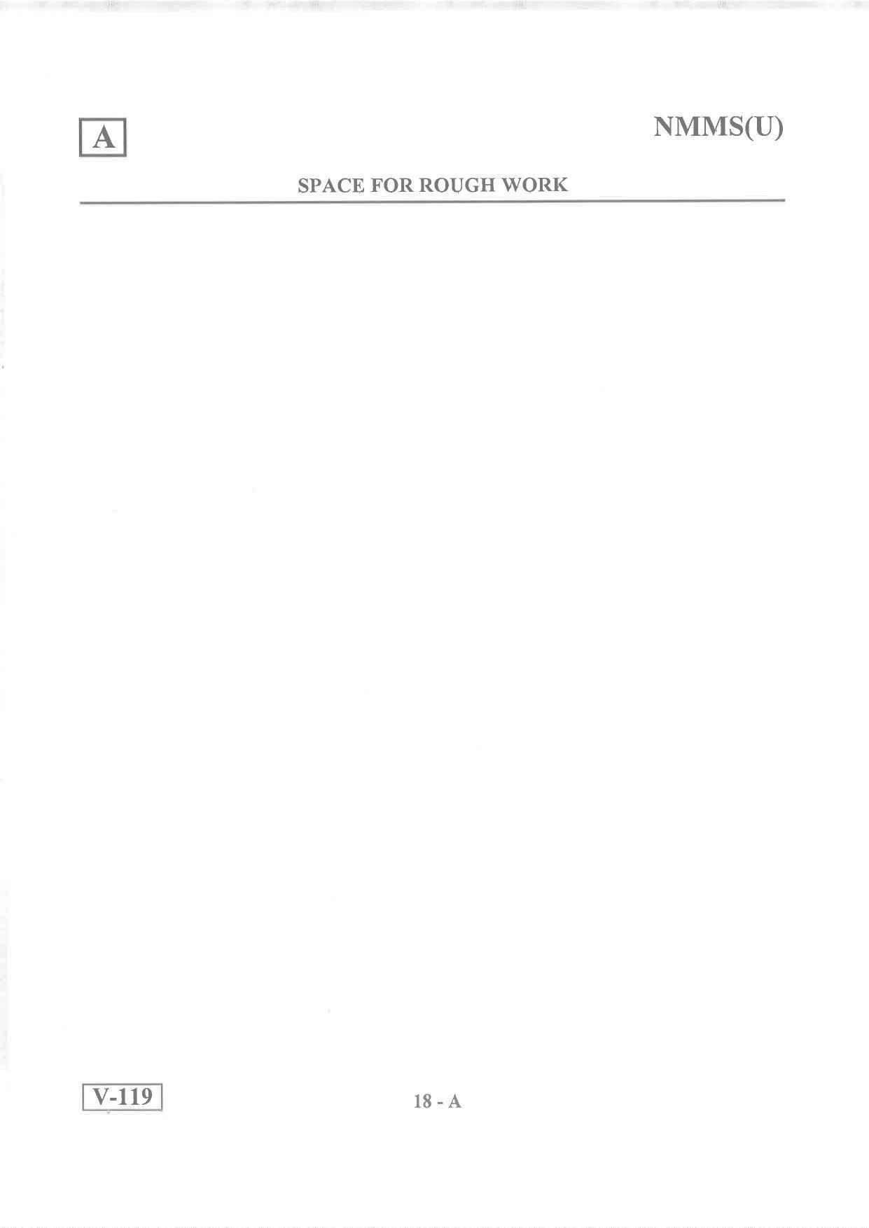 Urdu Medium Nov 2019 (Set A) Class 8 Andhra Pradesh NMMS Question Papers - Page 18