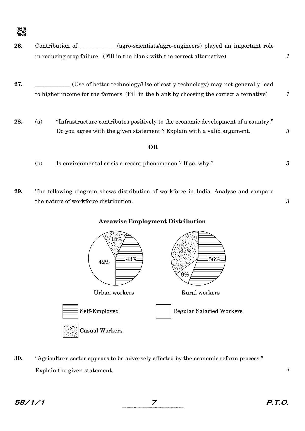CBSE Class 12 QP_030_Economics 2021 Compartment Question Paper - Page 7