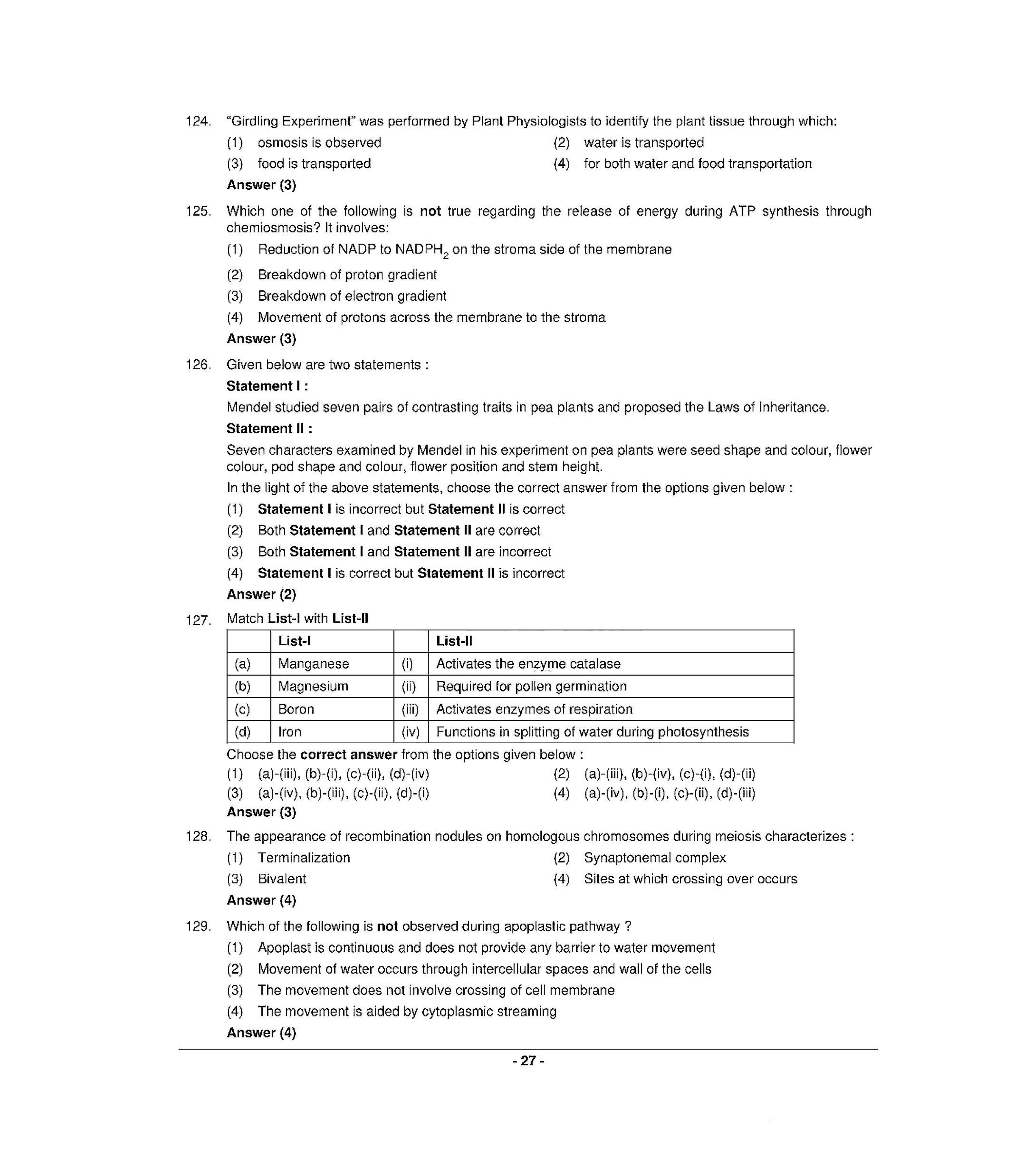 NEET R1 2022 Question Paper - Page 26