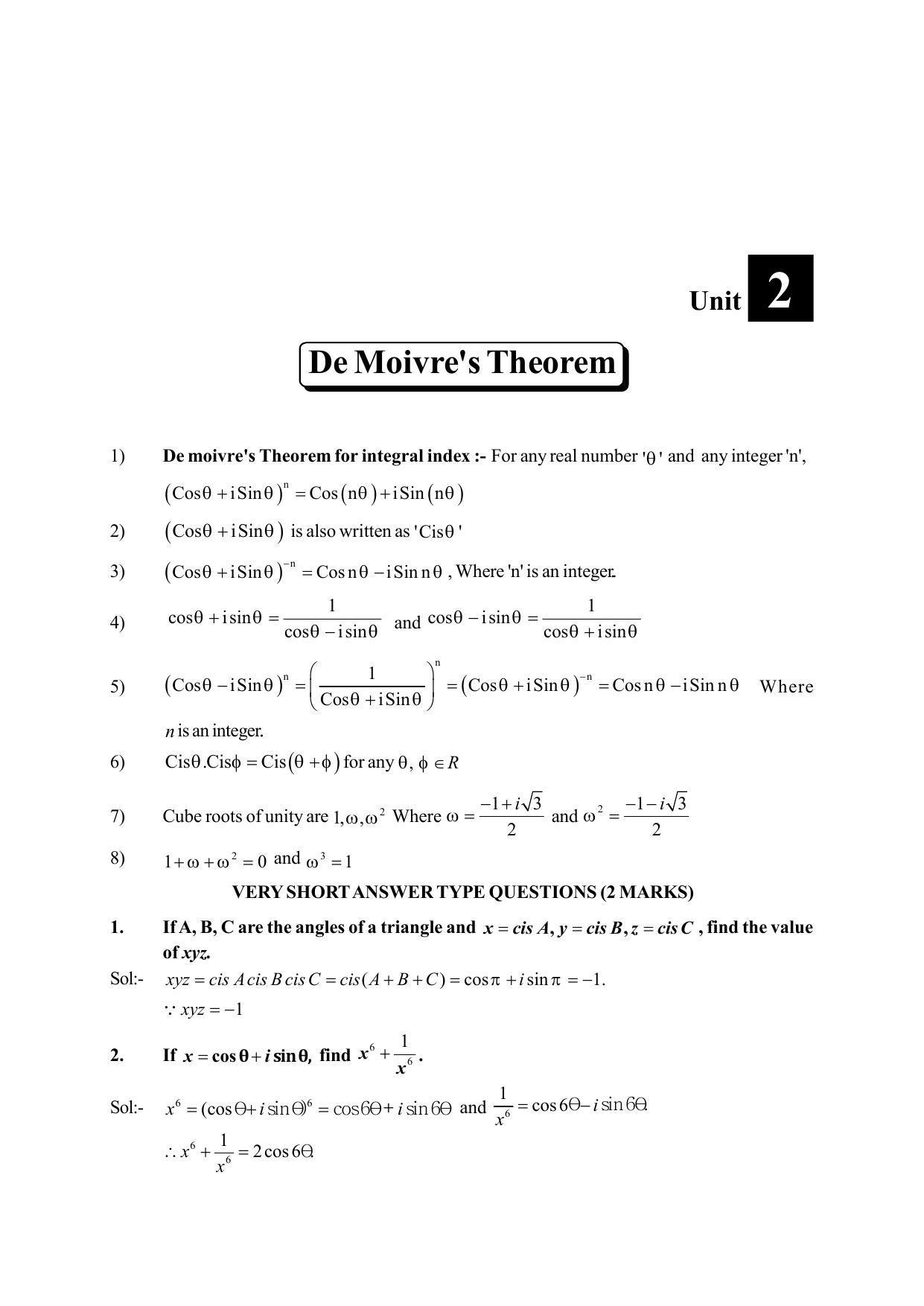 TS SCERT Inter 2nd Year Maths IIA EM Path 1 (Telugu Medium) Text Book - Page 16