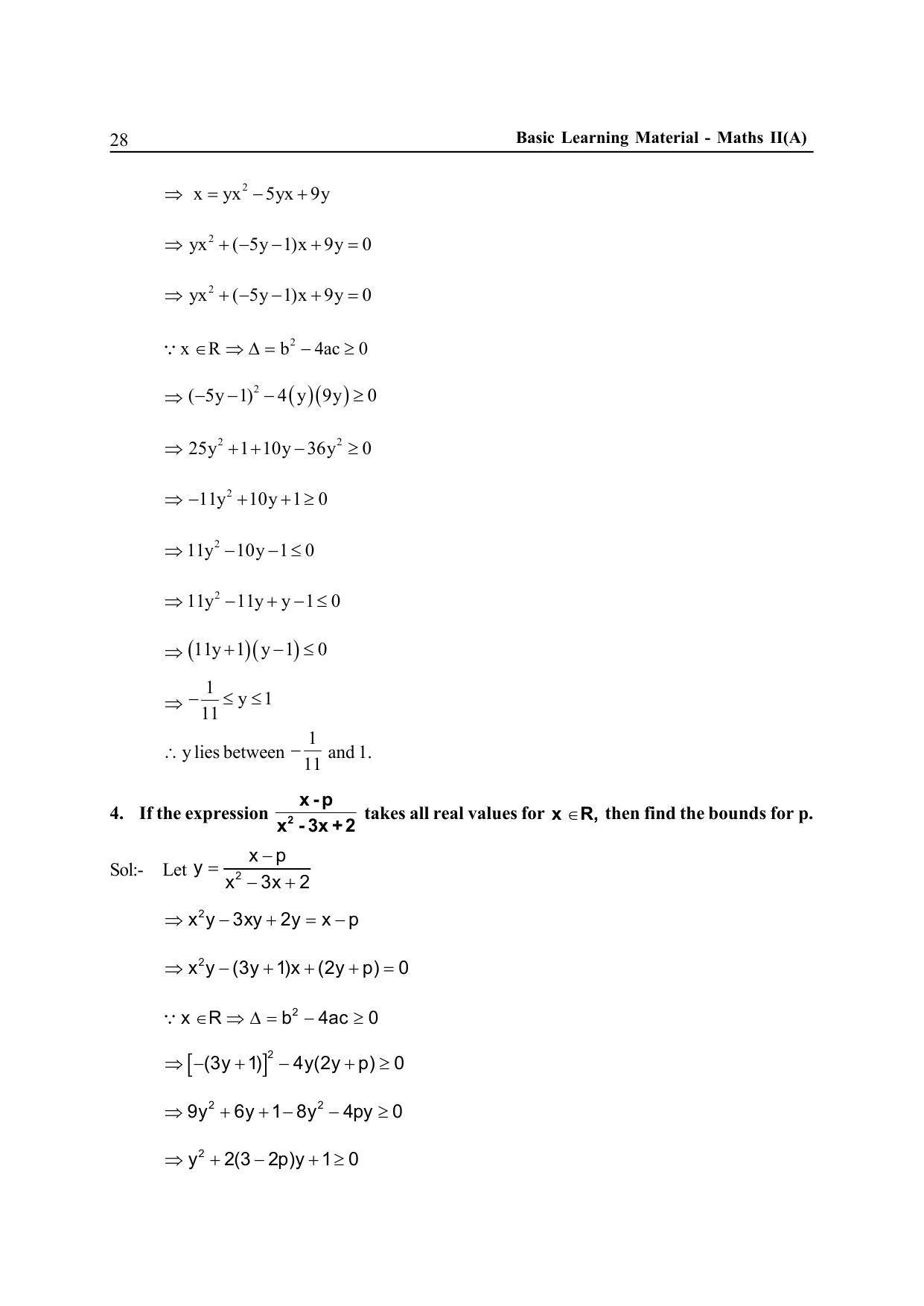 TS SCERT Inter 2nd Year Maths IIA EM Path 1 (Telugu Medium) Text Book - Page 33
