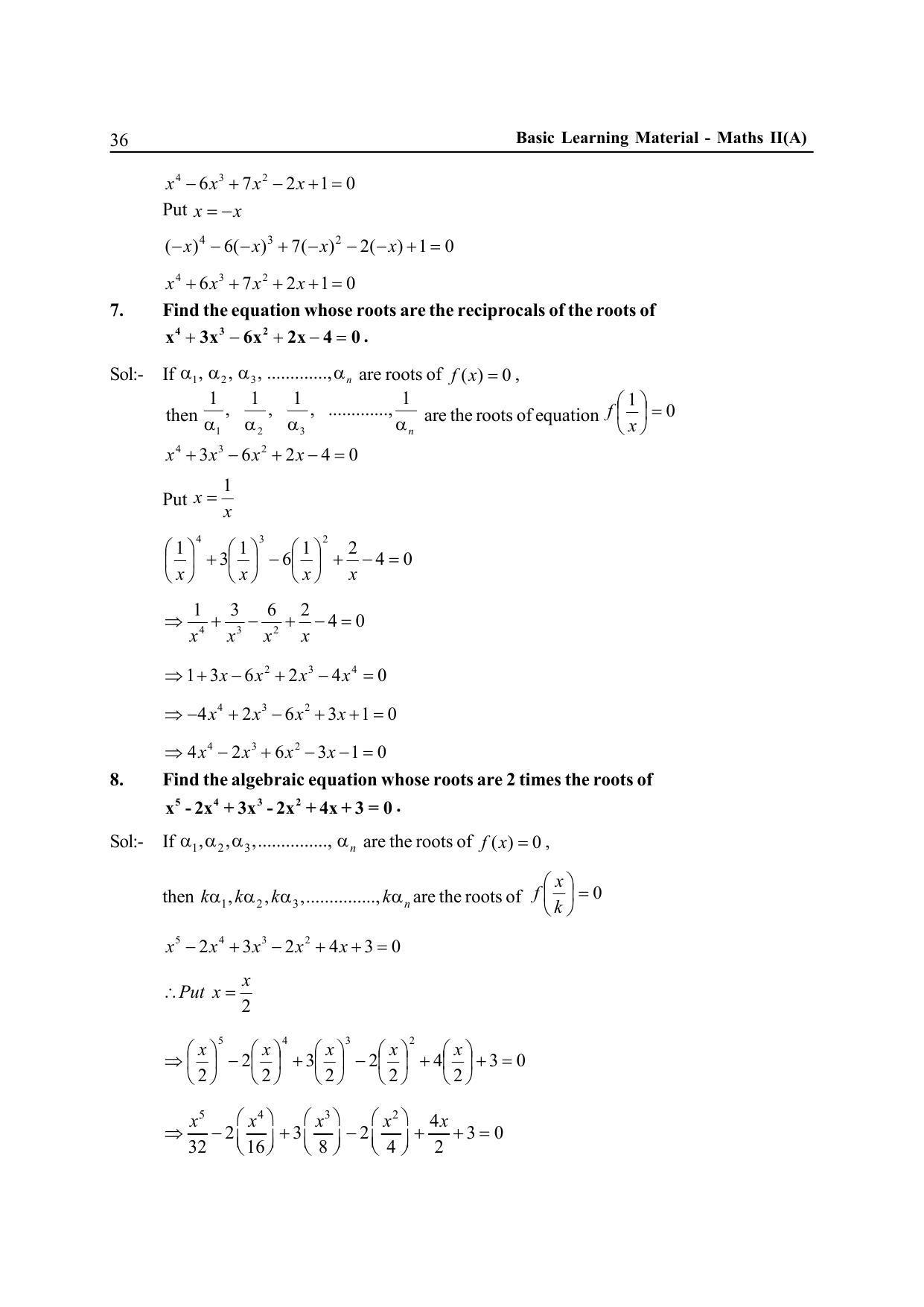 TS SCERT Inter 2nd Year Maths IIA EM Path 1 (Telugu Medium) Text Book - Page 41