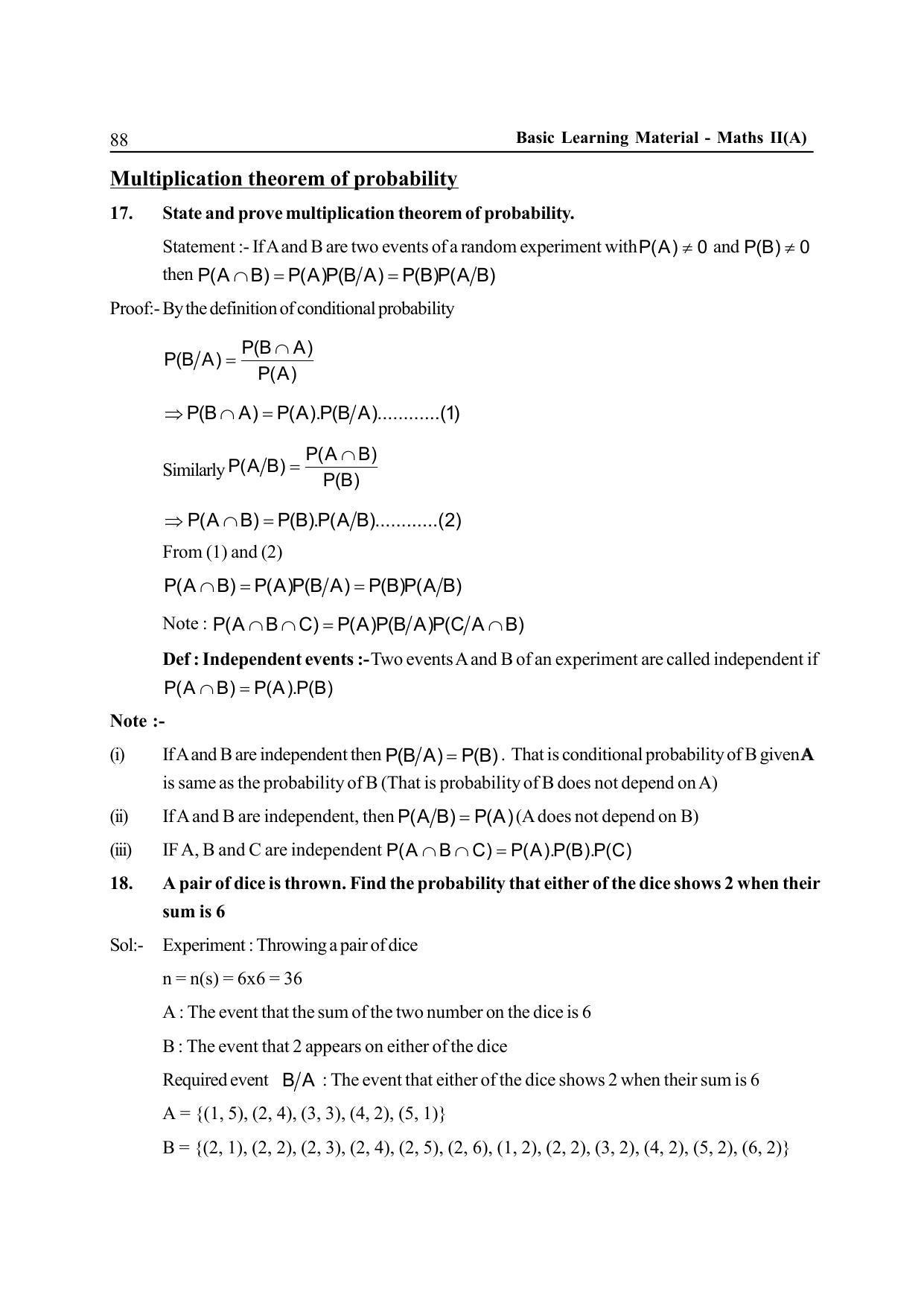TS SCERT Inter 2nd Year Maths IIA EM Path 1 (Telugu Medium) Text Book - Page 93