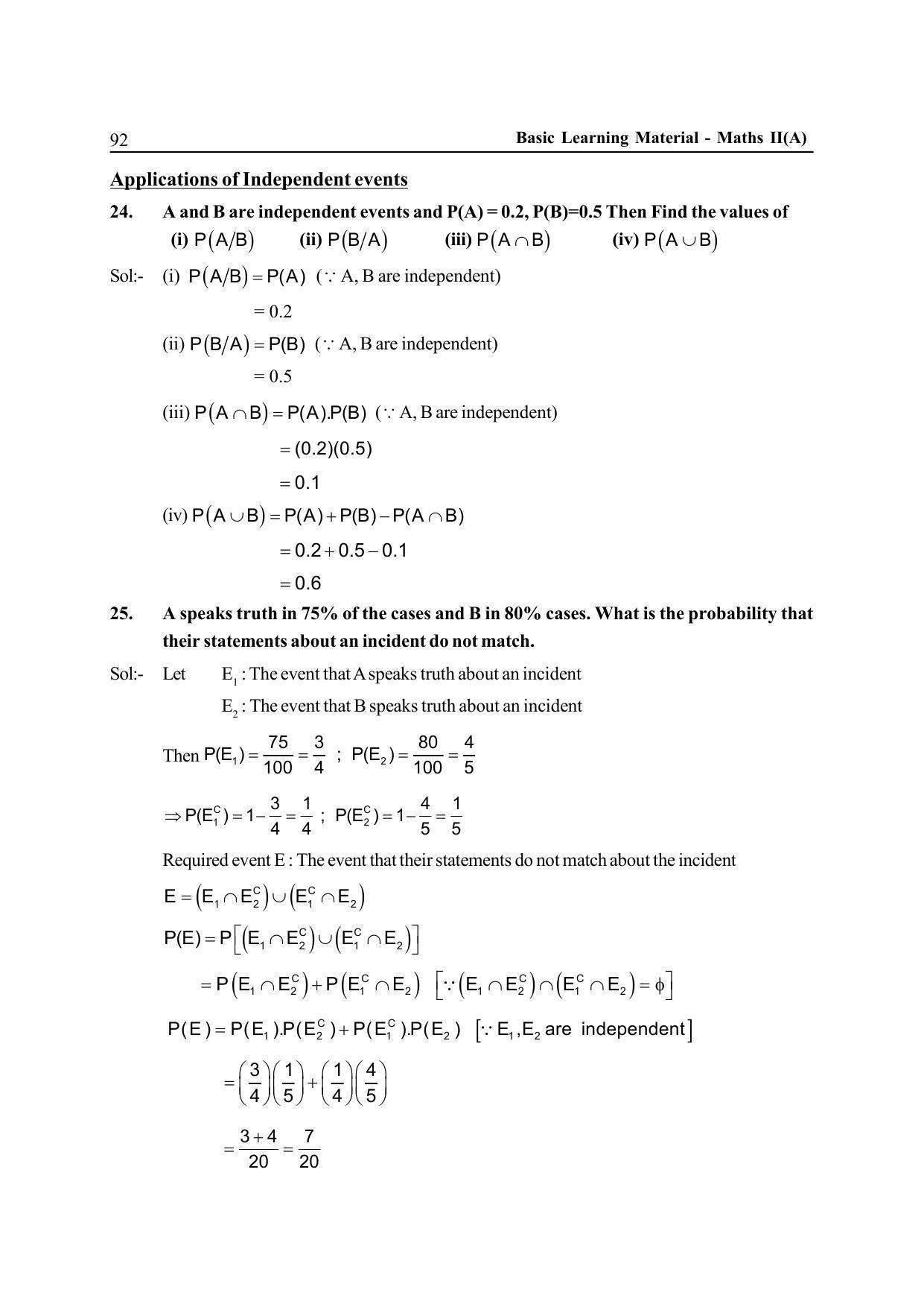 TS SCERT Inter 2nd Year Maths IIA EM Path 1 (Telugu Medium) Text Book - Page 97