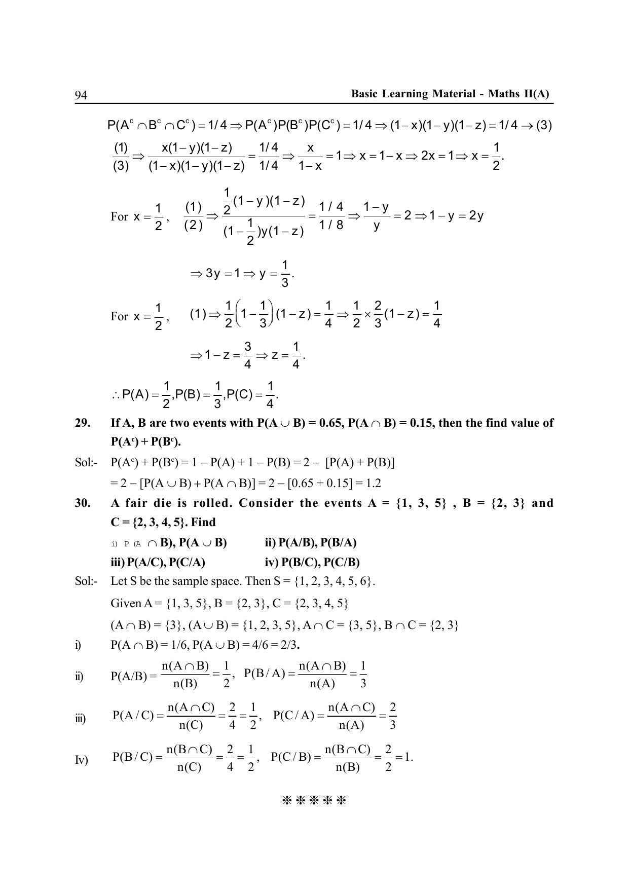 TS SCERT Inter 2nd Year Maths IIA EM Path 1 (Telugu Medium) Text Book - Page 99