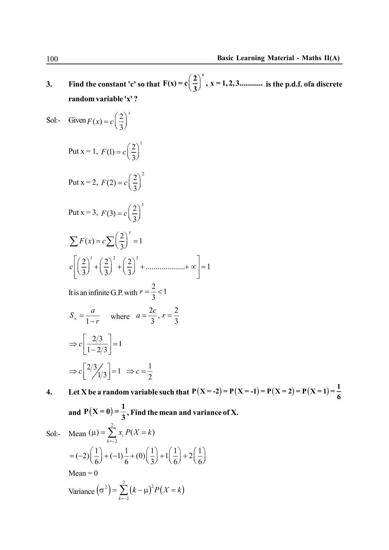 TS SCERT Inter 2nd Year Maths IIA EM Path 1 (Telugu Medium) Text Book - Page 105