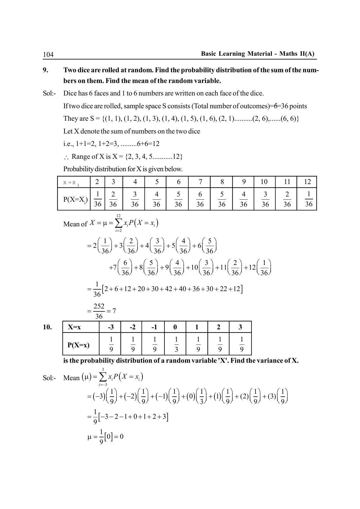 TS SCERT Inter 2nd Year Maths IIA EM Path 1 (Telugu Medium) Text Book - Page 109