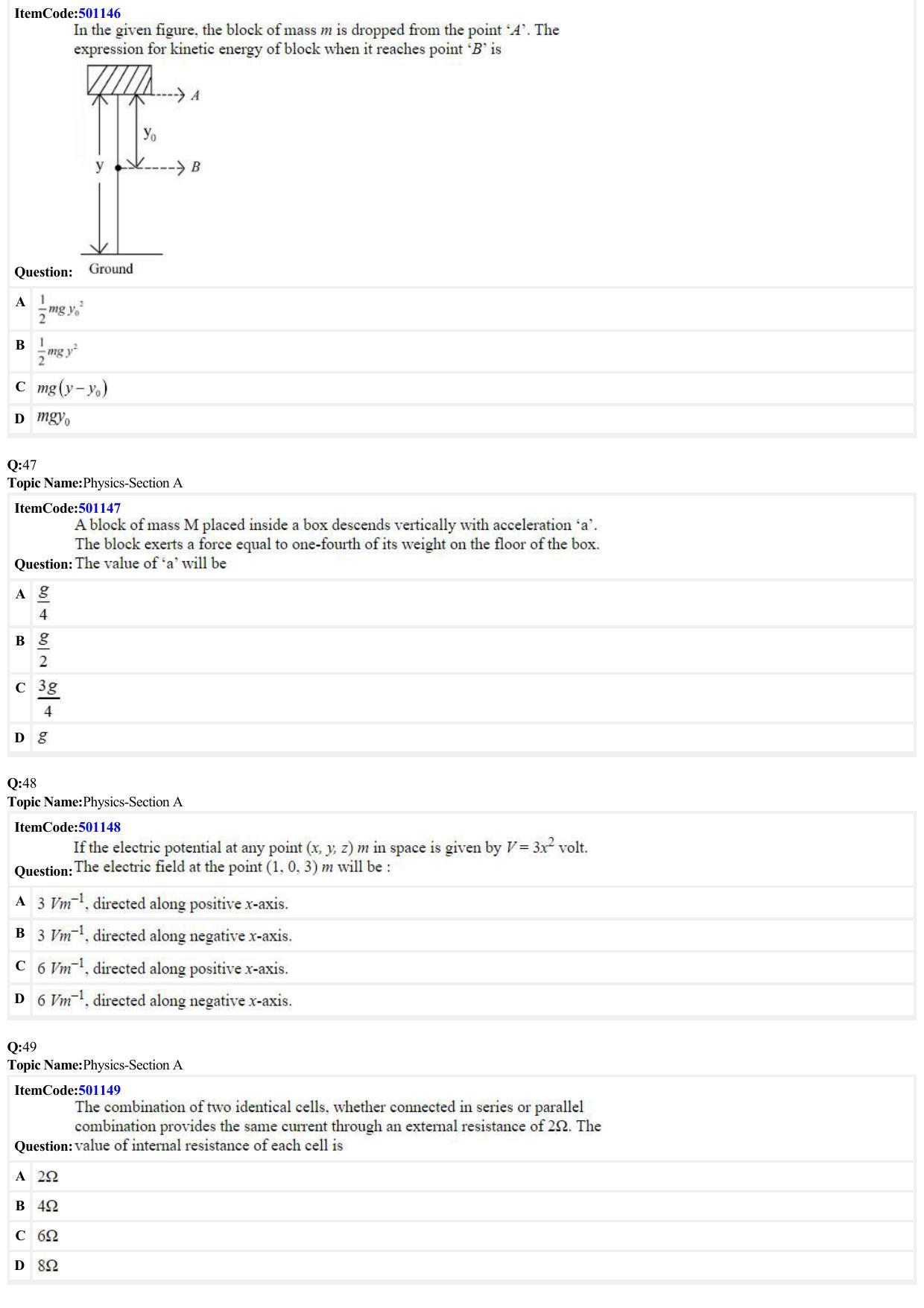 JEE Mains 2022: BTech English (Shift 2) 29-06-2022 Question Paper - Page 11