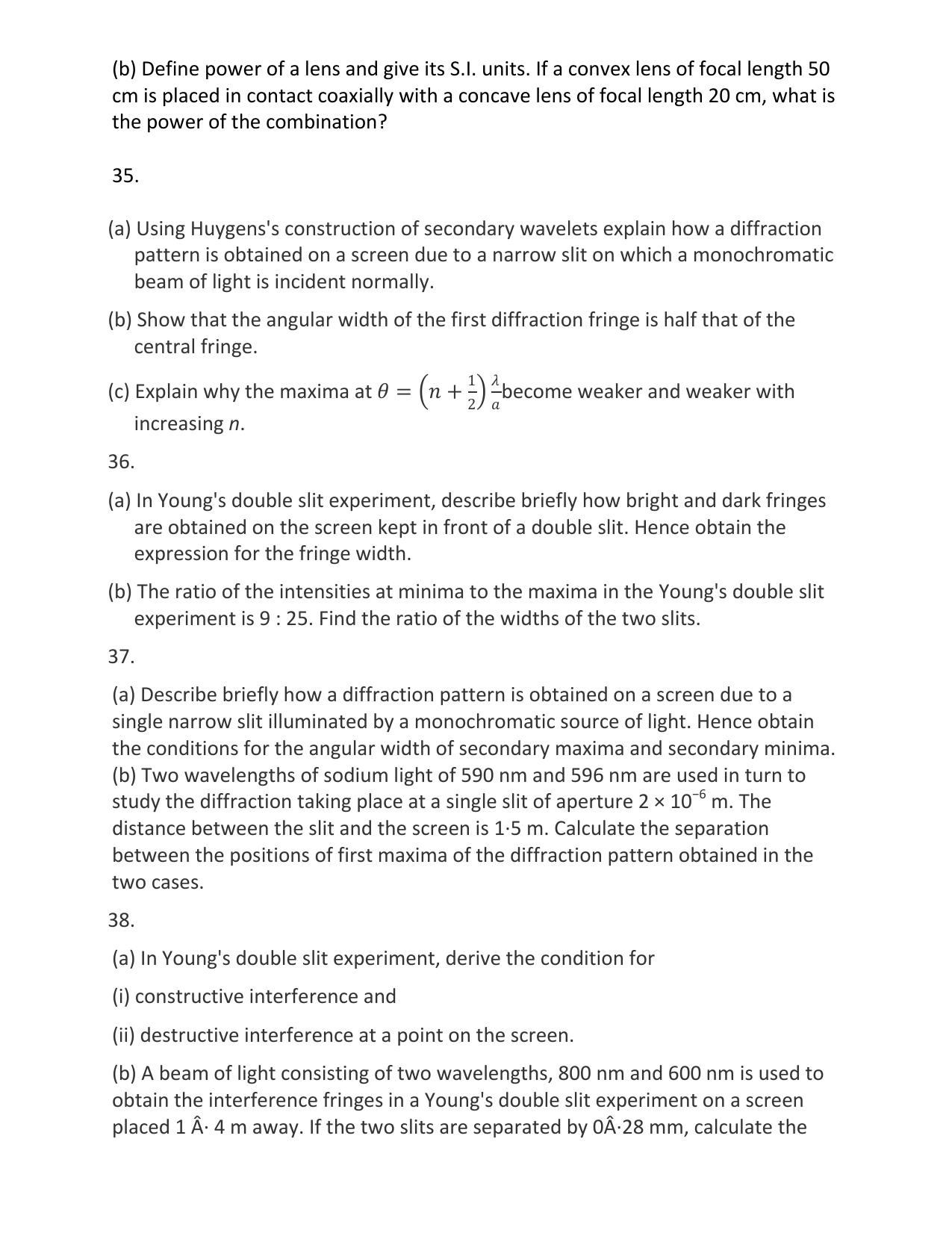 CBSE Class 12 Physics Long Answer Question Bank 2 – Download Sure Shot Long Answer Questions - Page 9