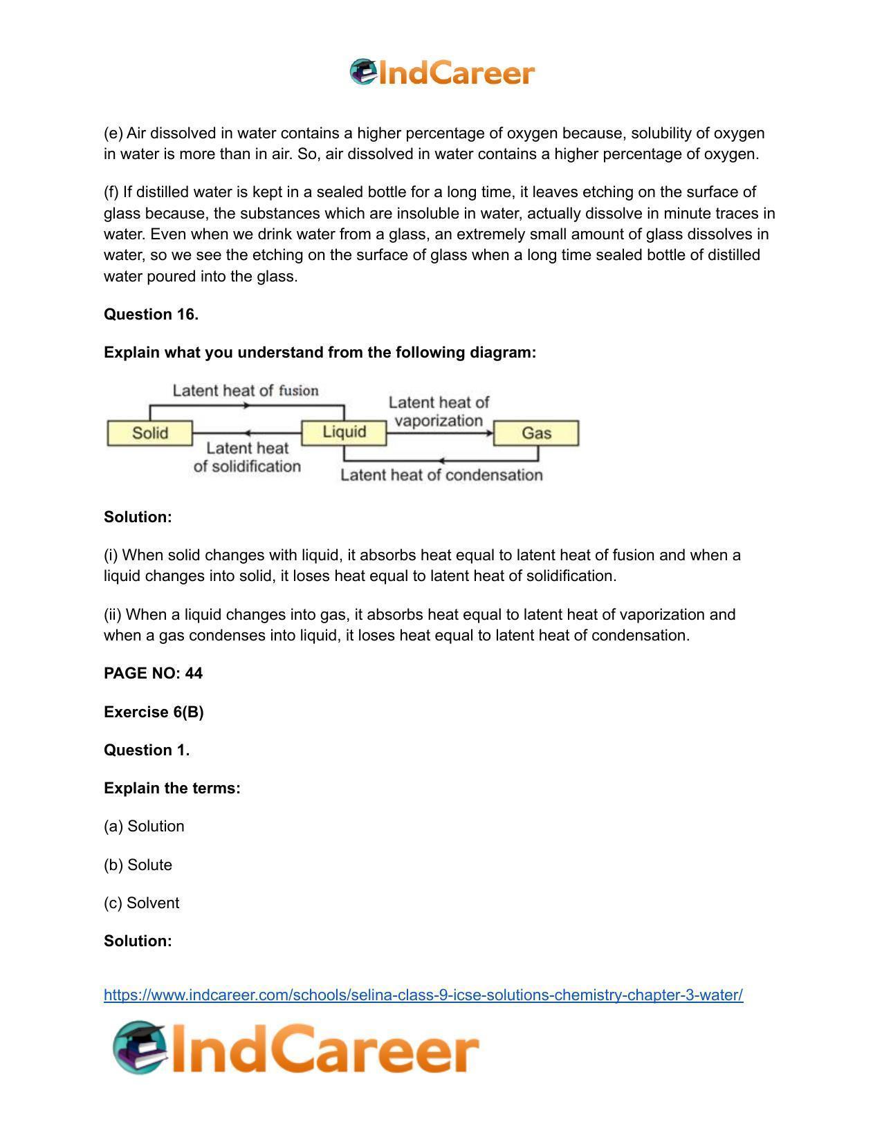 Selina Class 9 ICSE Solutions Chemistry : Chapter 3- Water - Page 10