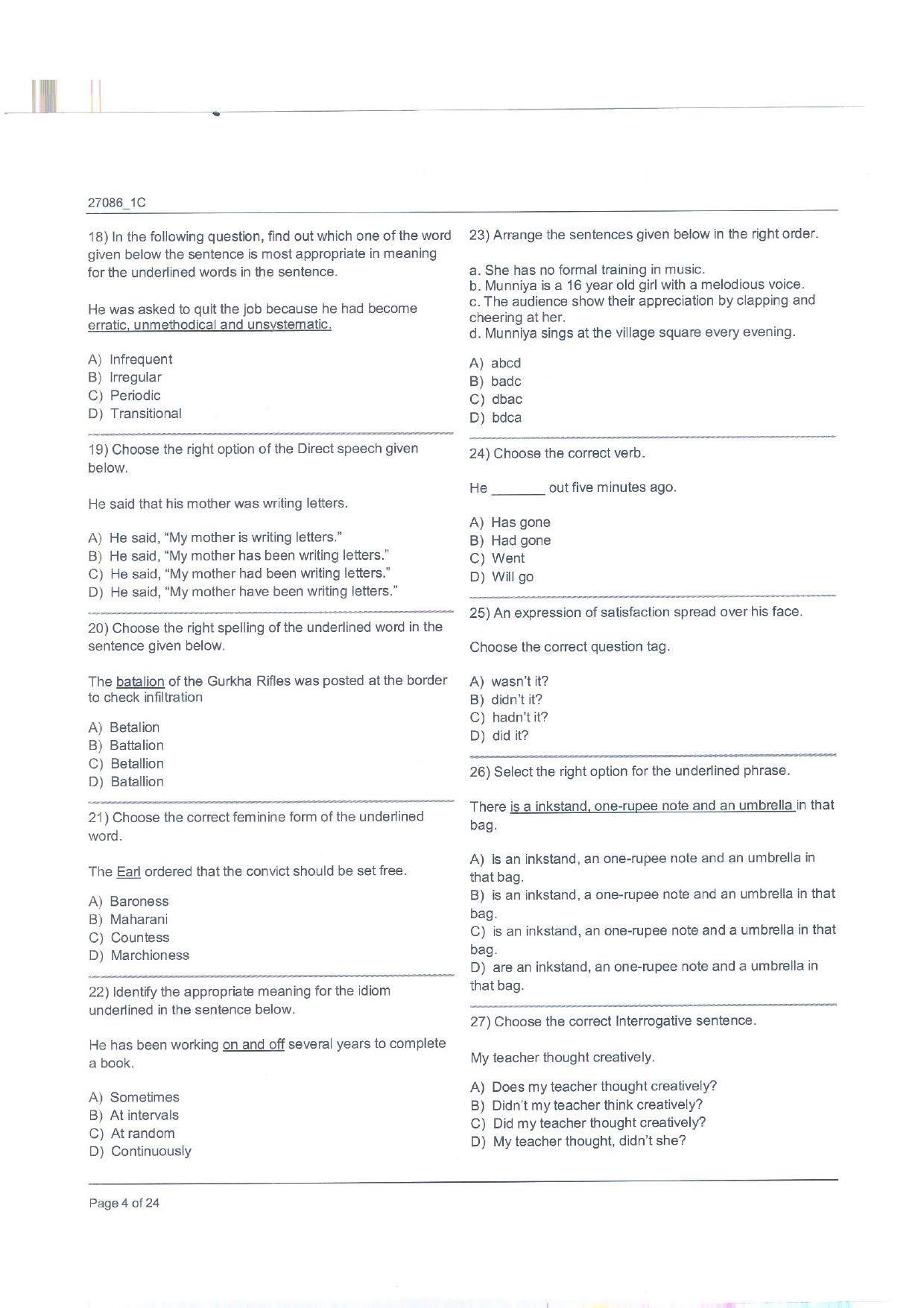  JKBOPEE B.Ed 2016 Question Paper - Page 4