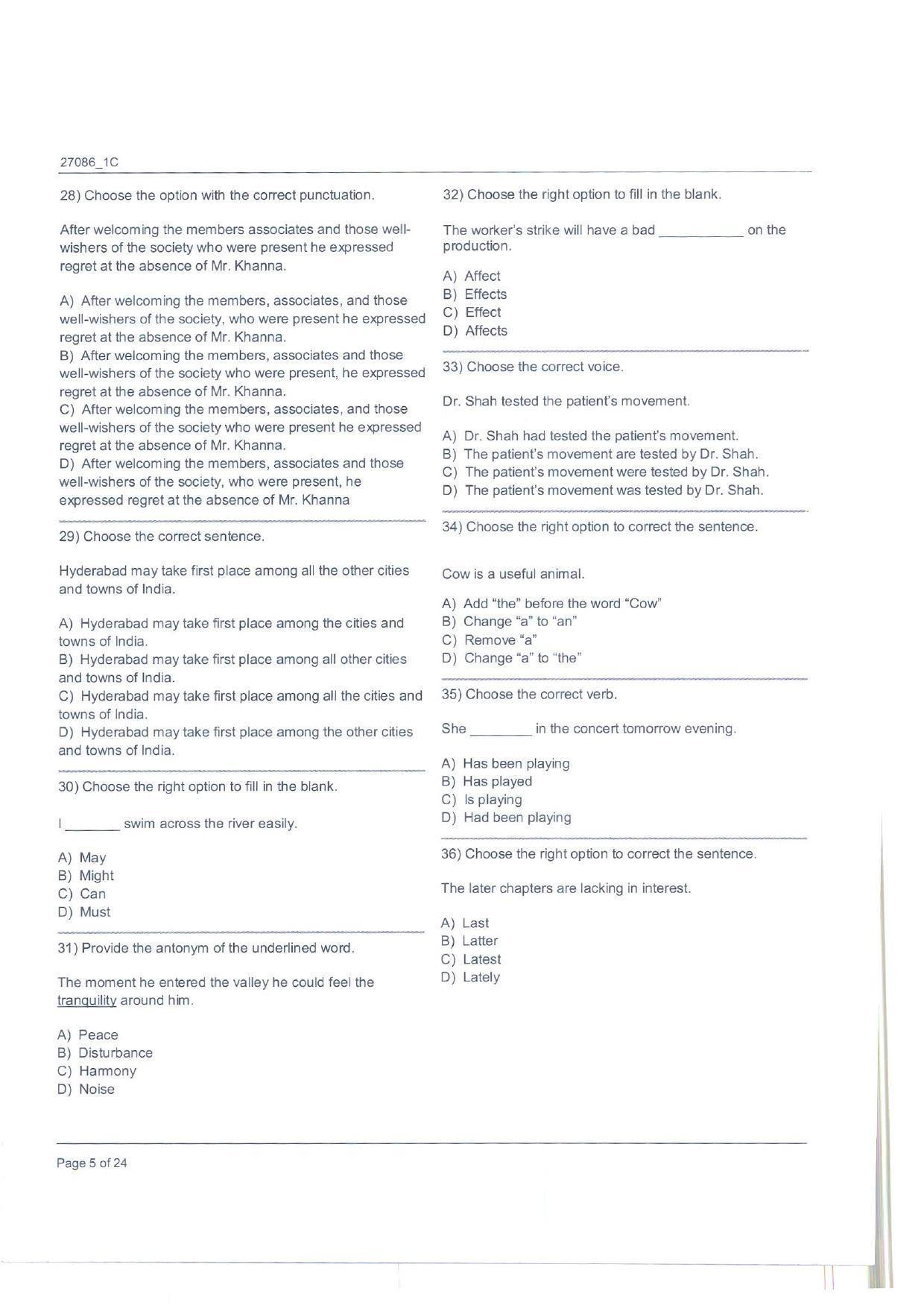  JKBOPEE B.Ed 2016 Question Paper - Page 5