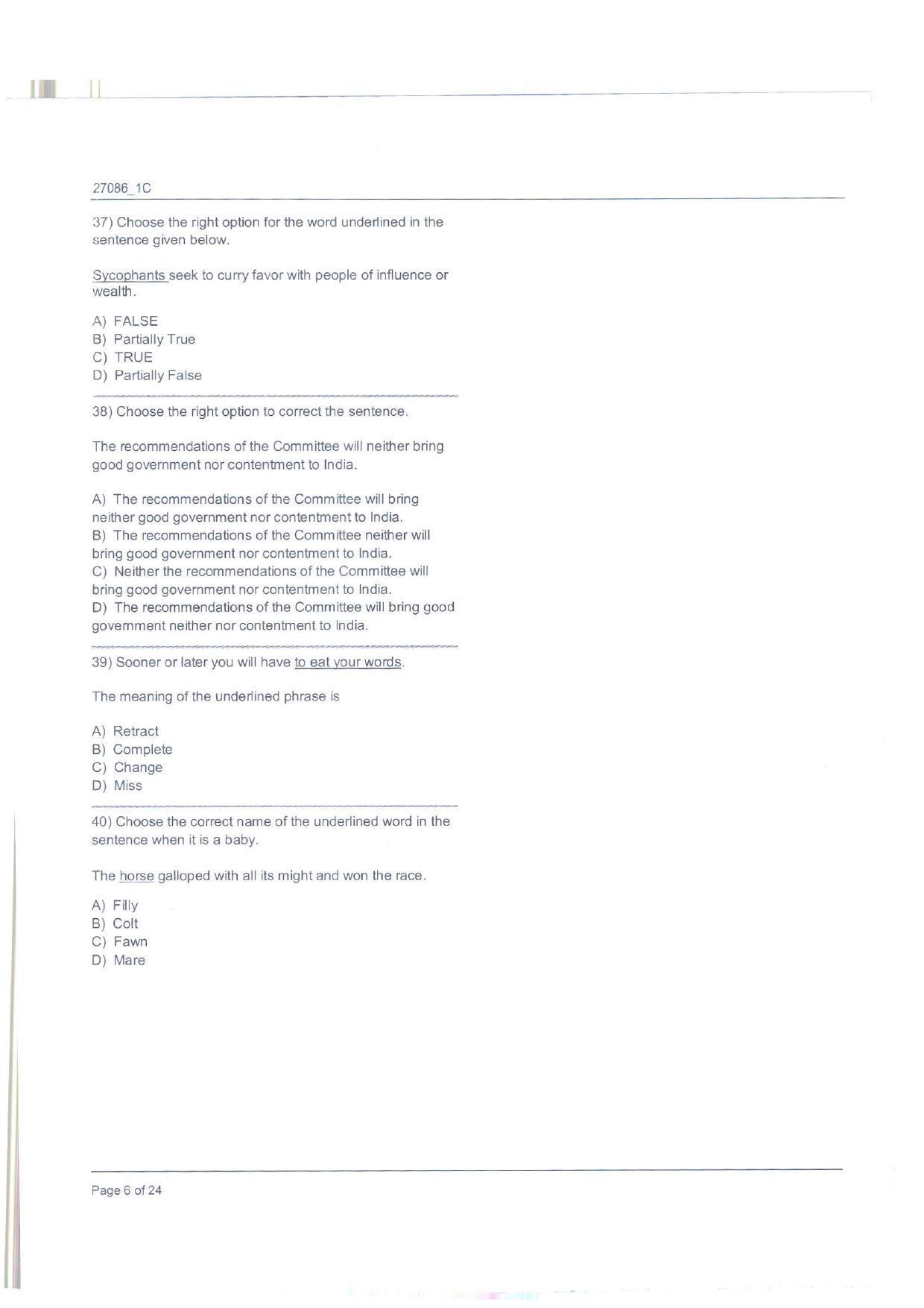  JKBOPEE B.Ed 2016 Question Paper - Page 6