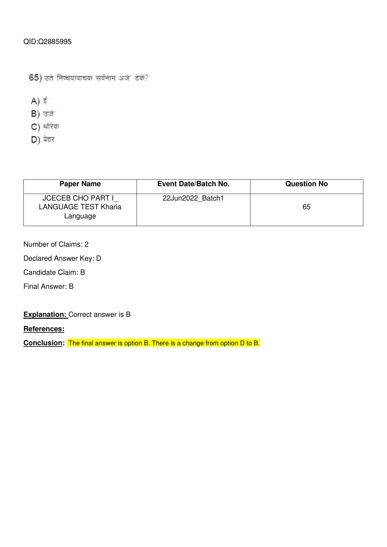 Jharkhand ANM GNM (NECE) 2022 Question Paper - Page 31
