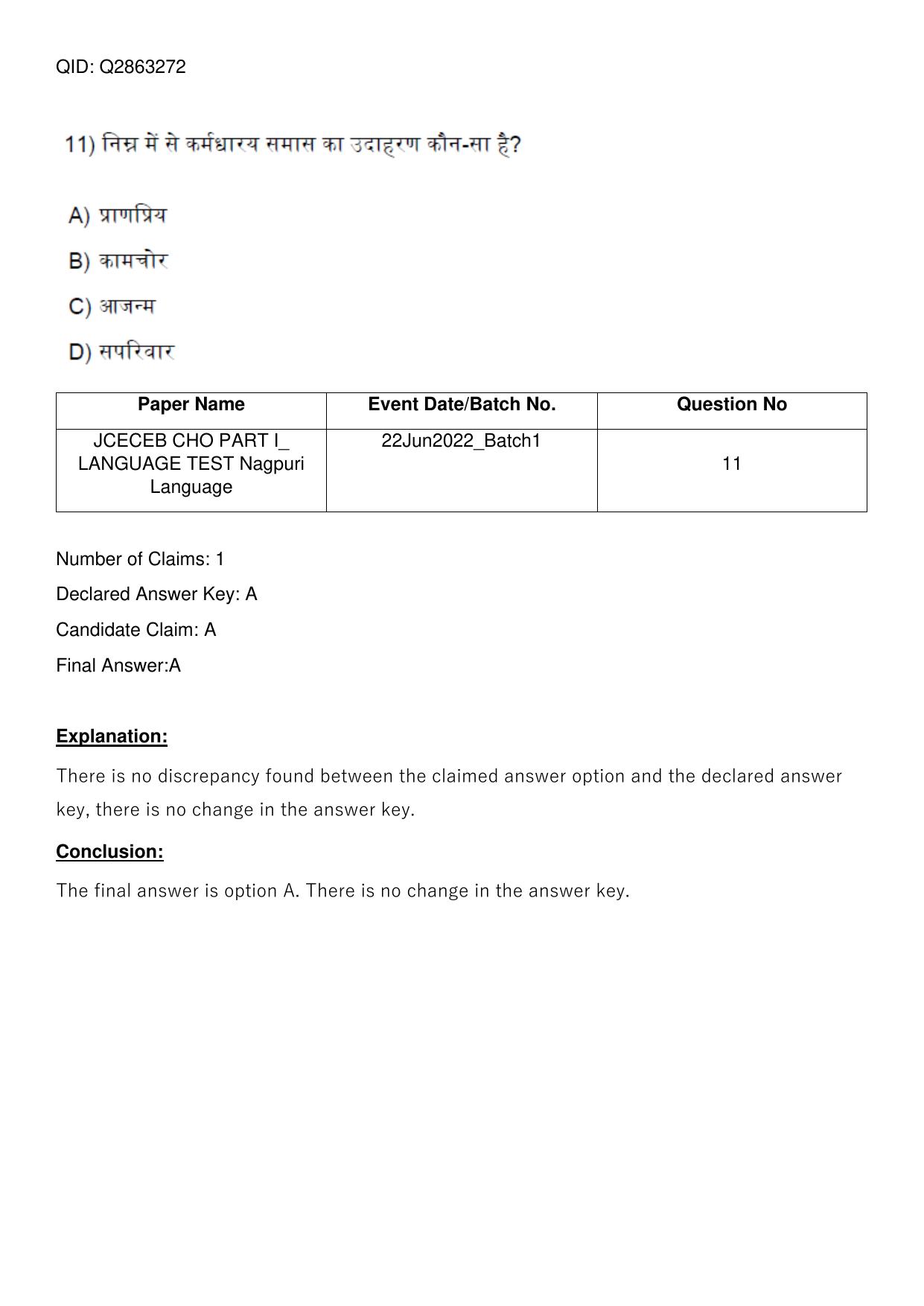 Jharkhand ANM GNM (NECE) 2022 Question Paper - Page 90